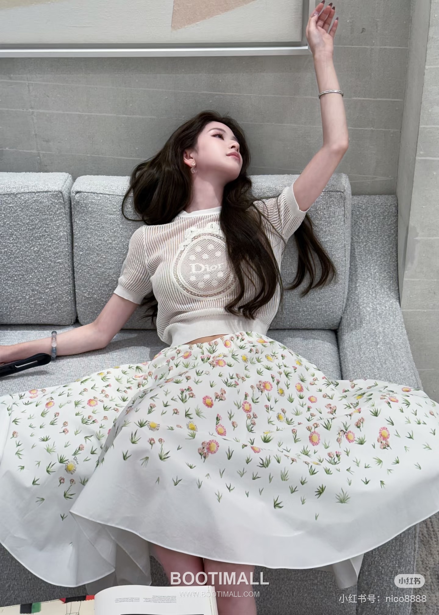 Dior SS26 Cotton Lace Embroidered Short Sleeve Blouse 디올 SS26 코튼 레이스 자수 반팔 화이트 블라우스 5