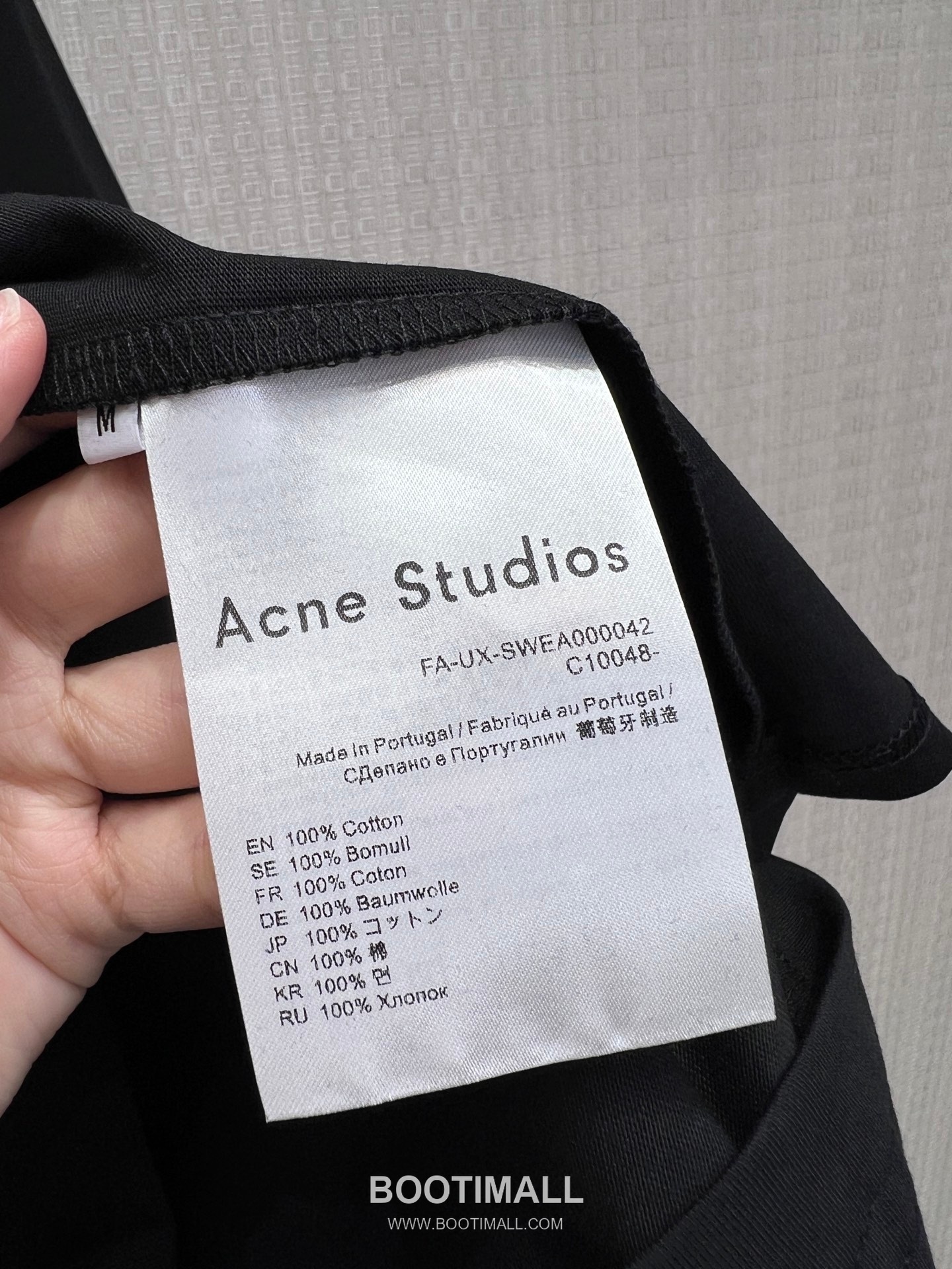 Acne Studios SS26 Cotton T-Shirt 1996 Logo Print 아크네스튜디오 SS26 코튼 티셔츠 1996 로고 프린트 블랙 티셔츠 18
