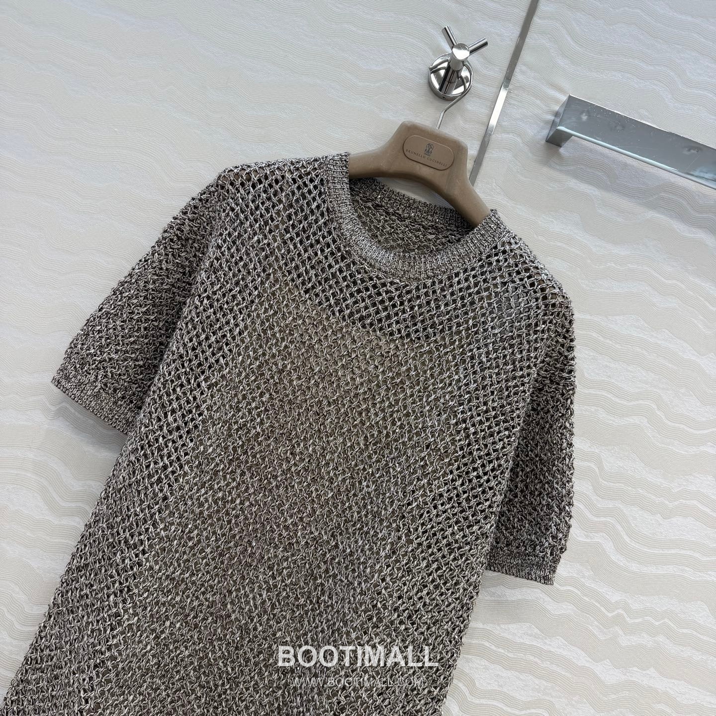 Balenciaga SS26 Linen Embroidered Sequin Openwork Loose Fit One Piece 발렌시아가 SS26 린넨 자수 시퀸 오픈워크 블랙 원피스 2