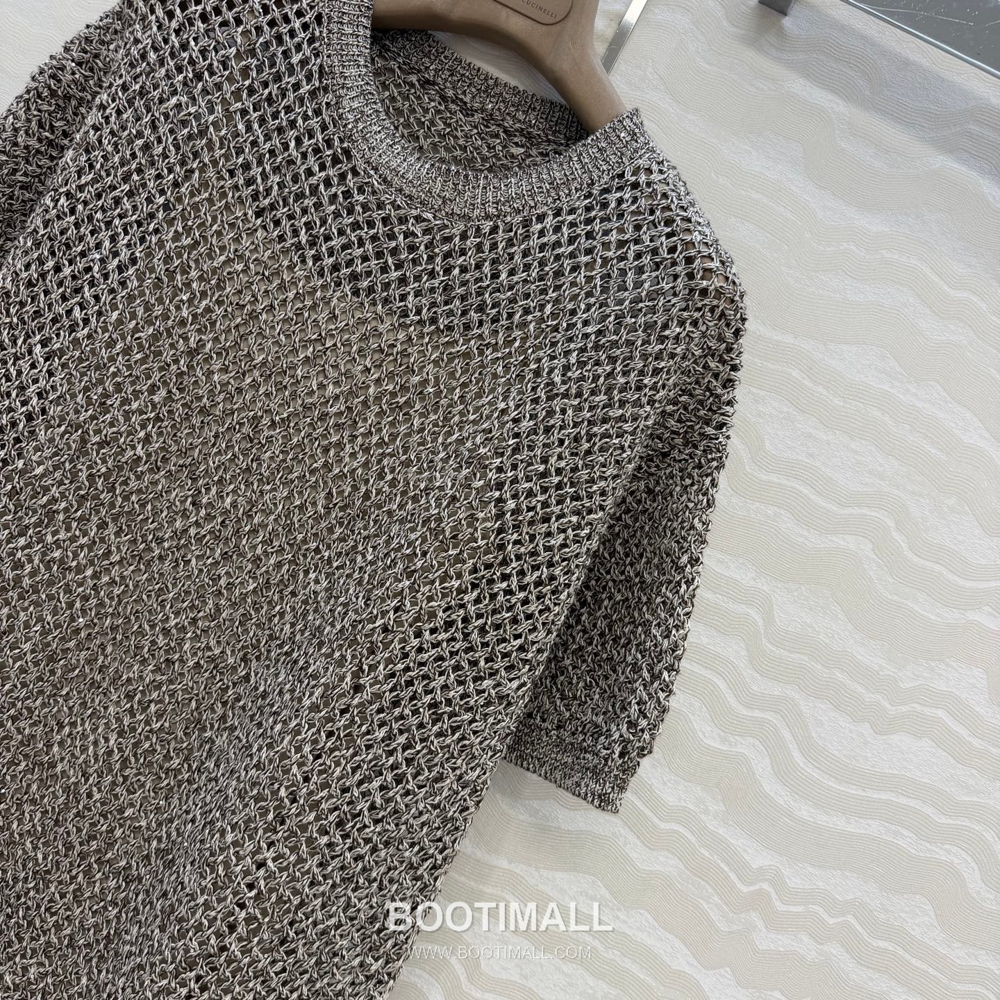 Balenciaga SS26 Linen Embroidered Sequin Openwork Loose Fit One Piece 발렌시아가 SS26 린넨 자수 시퀸 오픈워크 블랙 원피스 3