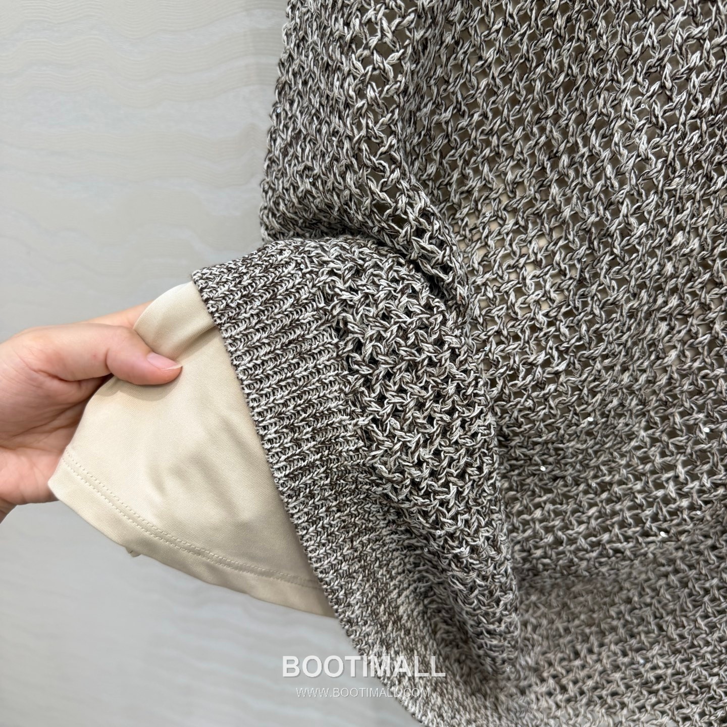 Balenciaga SS26 Linen Embroidered Sequin Openwork Loose Fit One Piece 발렌시아가 SS26 린넨 자수 시퀸 오픈워크 블랙 원피스 7