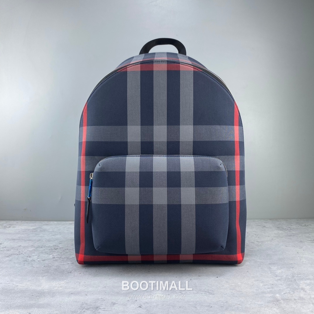 버버리 체크 캔버스 카프스킨 브라운 백팩 Burberry Check Canvas Calfskin Brown Backpack 42.5cm 1