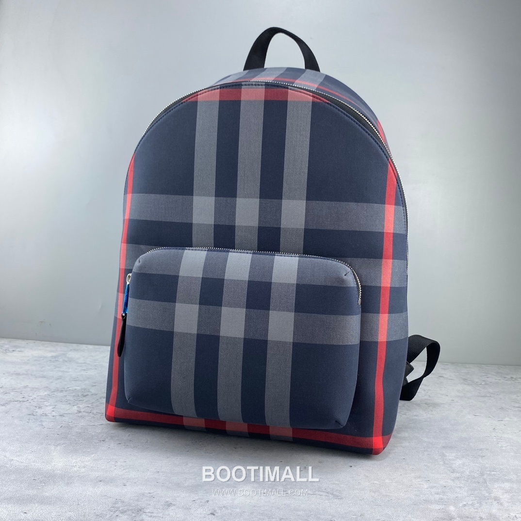 버버리 체크 캔버스 카프스킨 브라운 백팩 Burberry Check Canvas Calfskin Brown Backpack 42.5cm 3