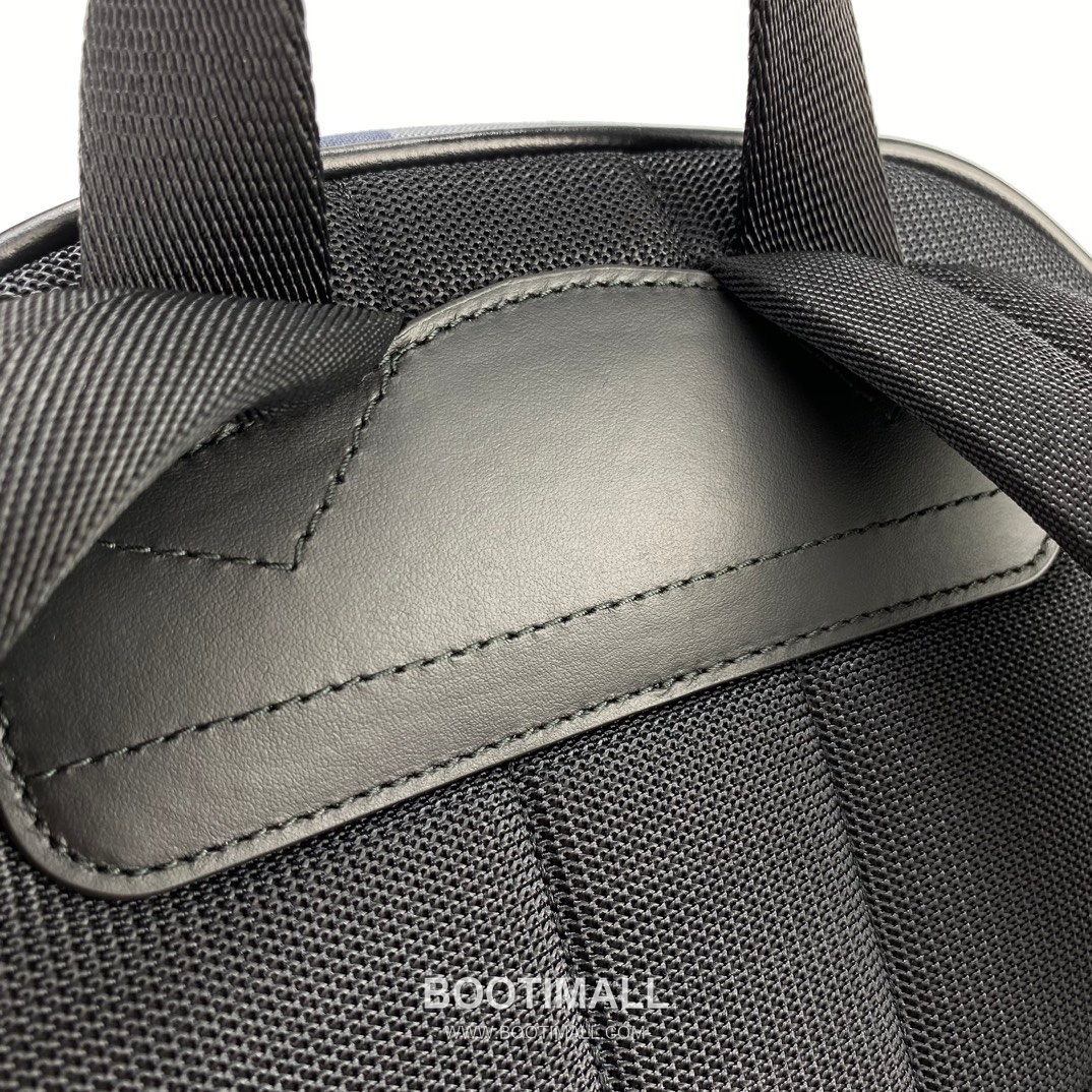 버버리 체크 캔버스 카프스킨 브라운 백팩 Burberry Check Canvas Calfskin Brown Backpack 42.5cm 15