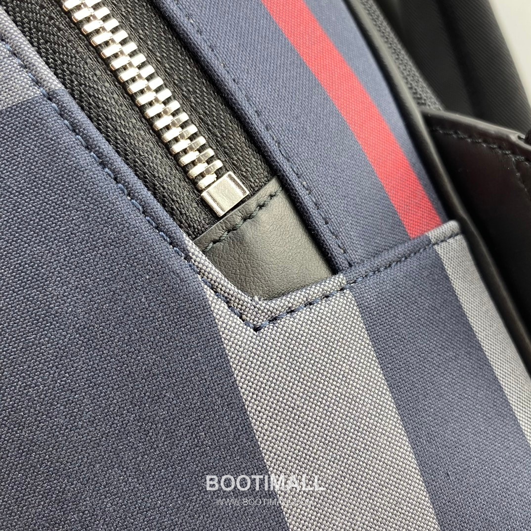 버버리 체크 캔버스 카프스킨 브라운 백팩 Burberry Check Canvas Calfskin Brown Backpack 42.5cm 17