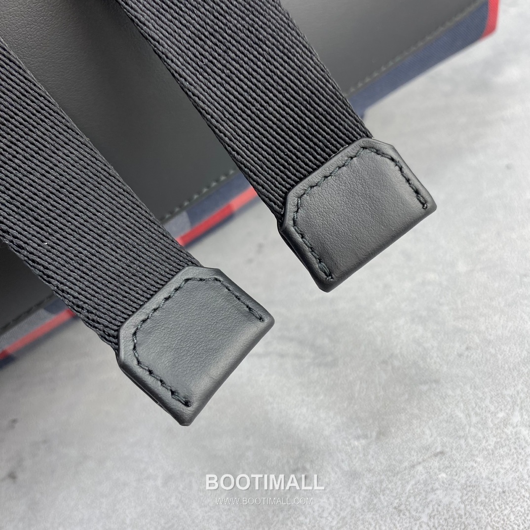 버버리 체크 캔버스 카프스킨 브라운 백팩 Burberry Check Canvas Calfskin Brown Backpack 42.5cm 19