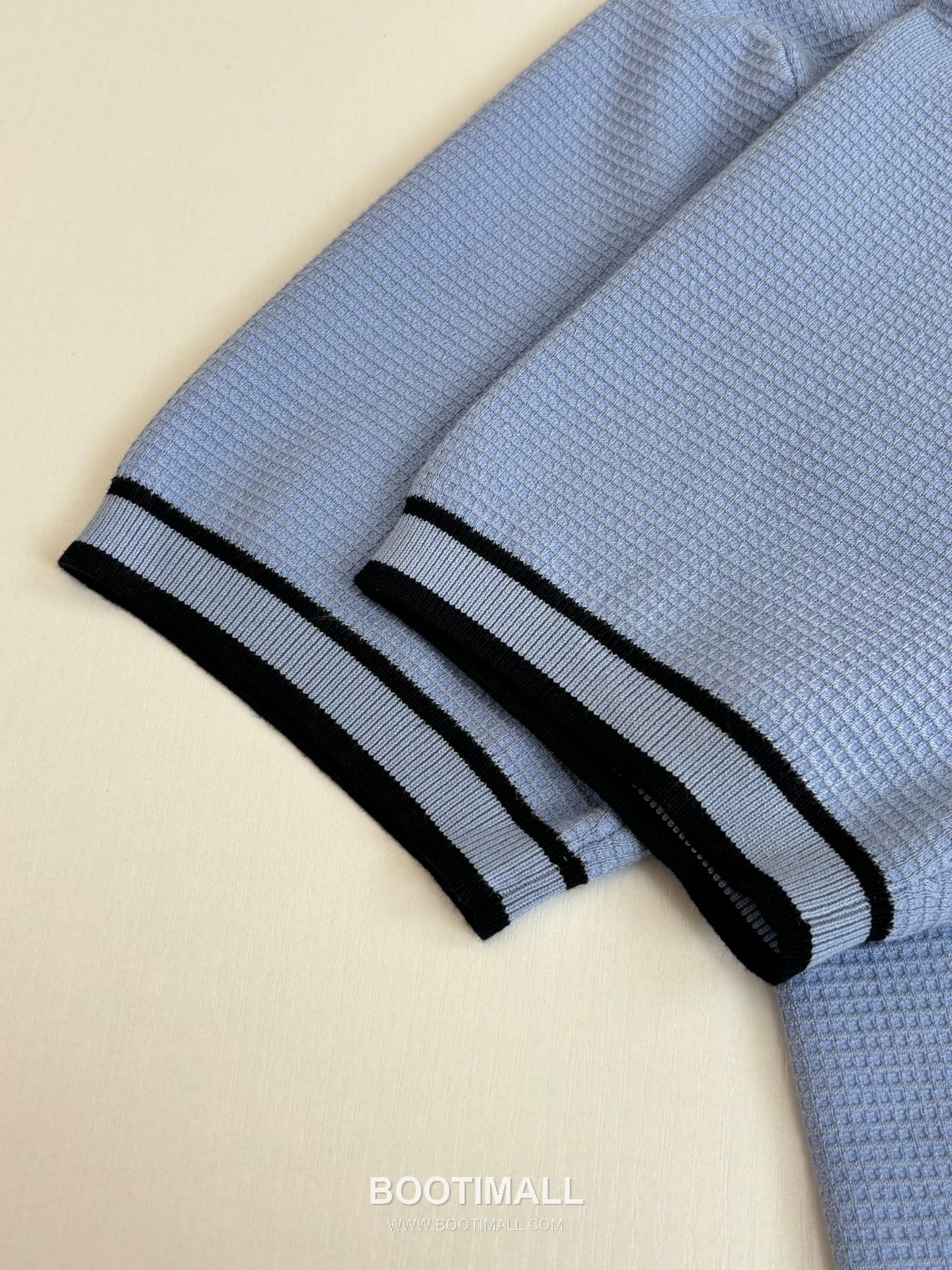 루이비통 2026 SS 코튼 실크 블루 로고 자수 와플 니트 반팔 블루 가디건 Louis Vuitton 2026 SS Cotton Silk Blue Logo Embroidered Waffle Knit Short Sleeve Cardigan D31563 M 9