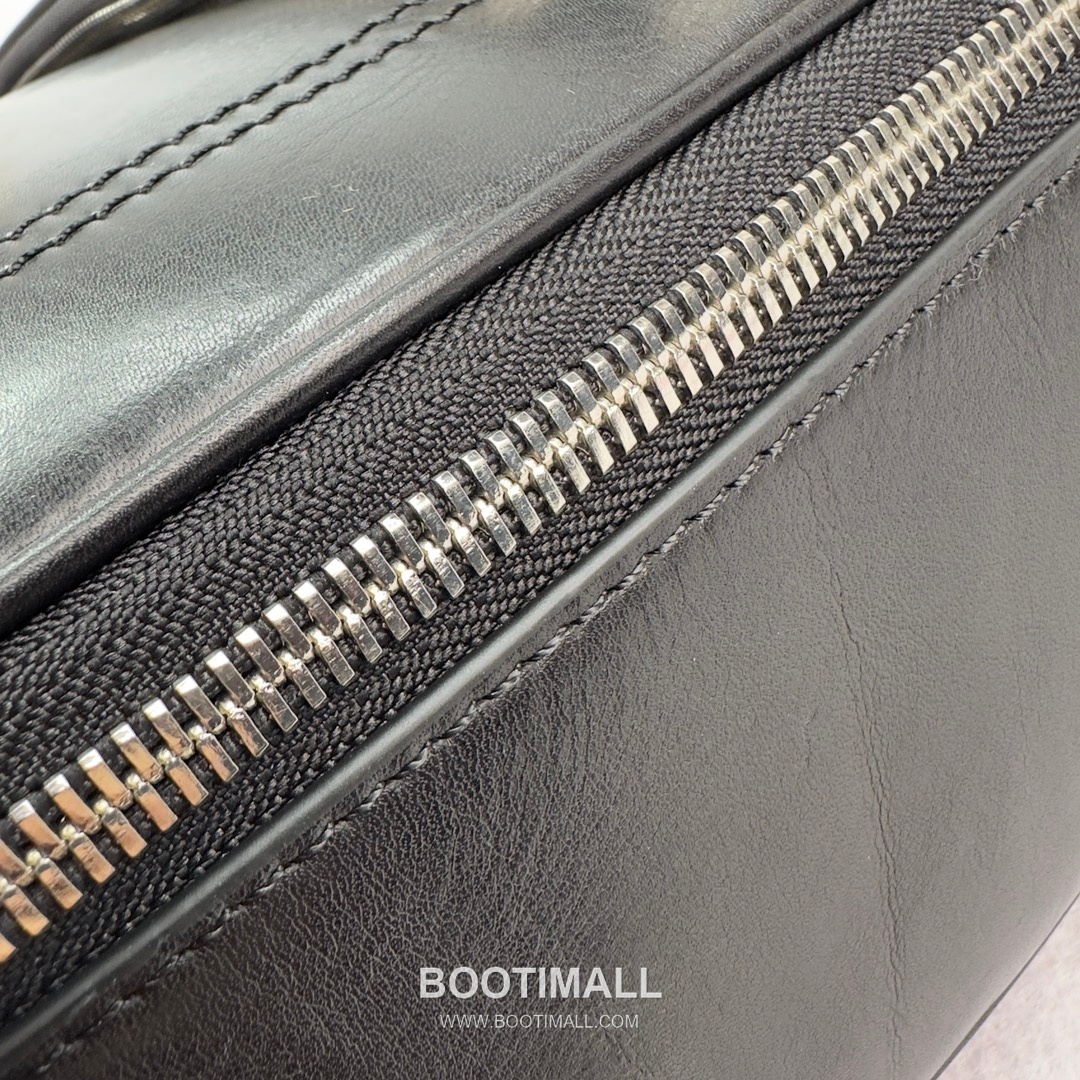 발리 클래식 오일 왁스 카우하이드 브라운 백팩 대용량 노트북 백팩 블랙 Bally Classic Oil Wax Cowhide Brown Backpack Large Capacity Laptop Backpack 40cm 8