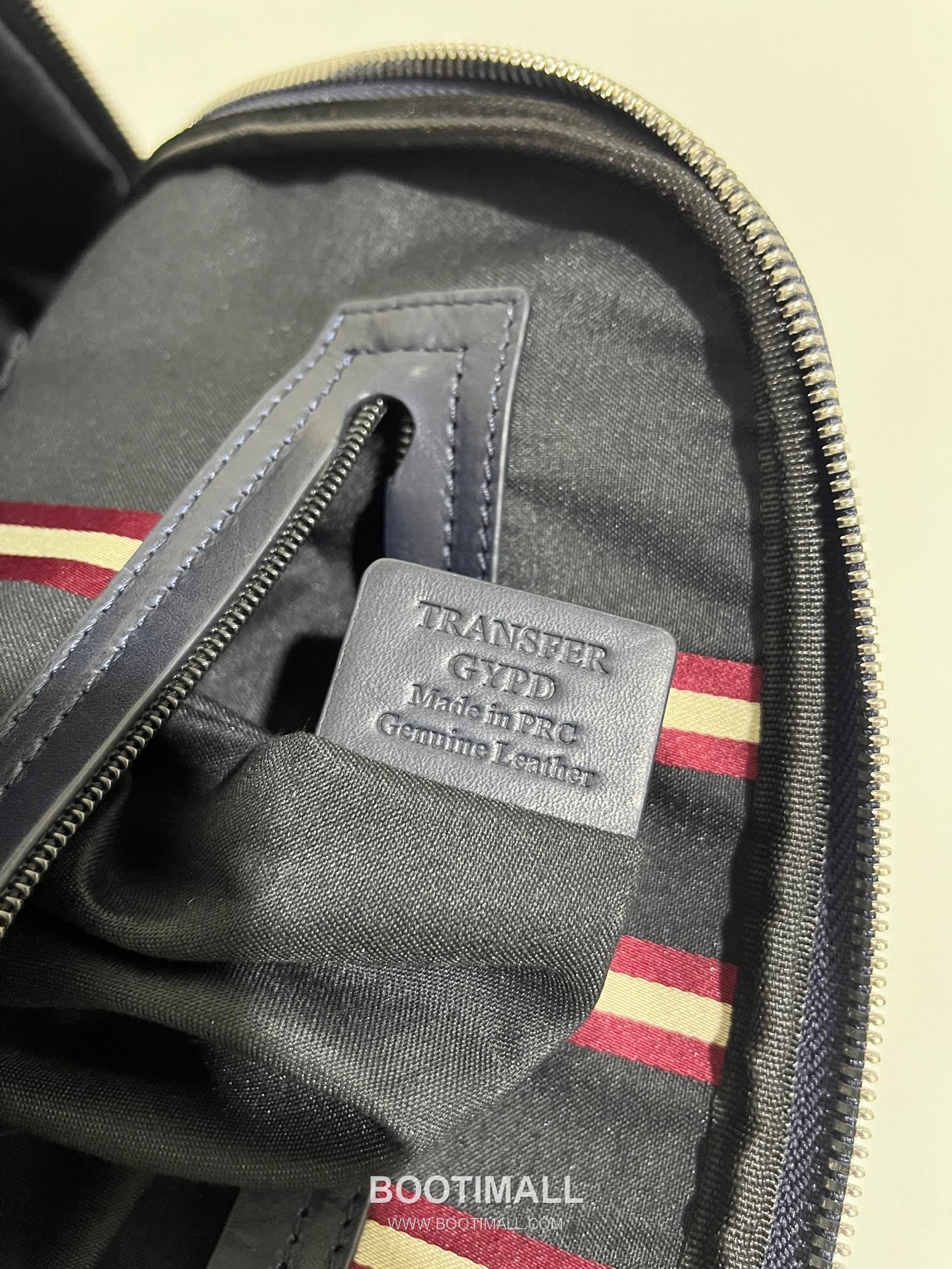 발리 클래식 오일 왁스 카우하이드 브라운 백팩 대용량 노트북 백팩 네이비 Bally Classic Oil Wax Cowhide Brown Backpack Large Capacity Laptop Backpack 40cm 6