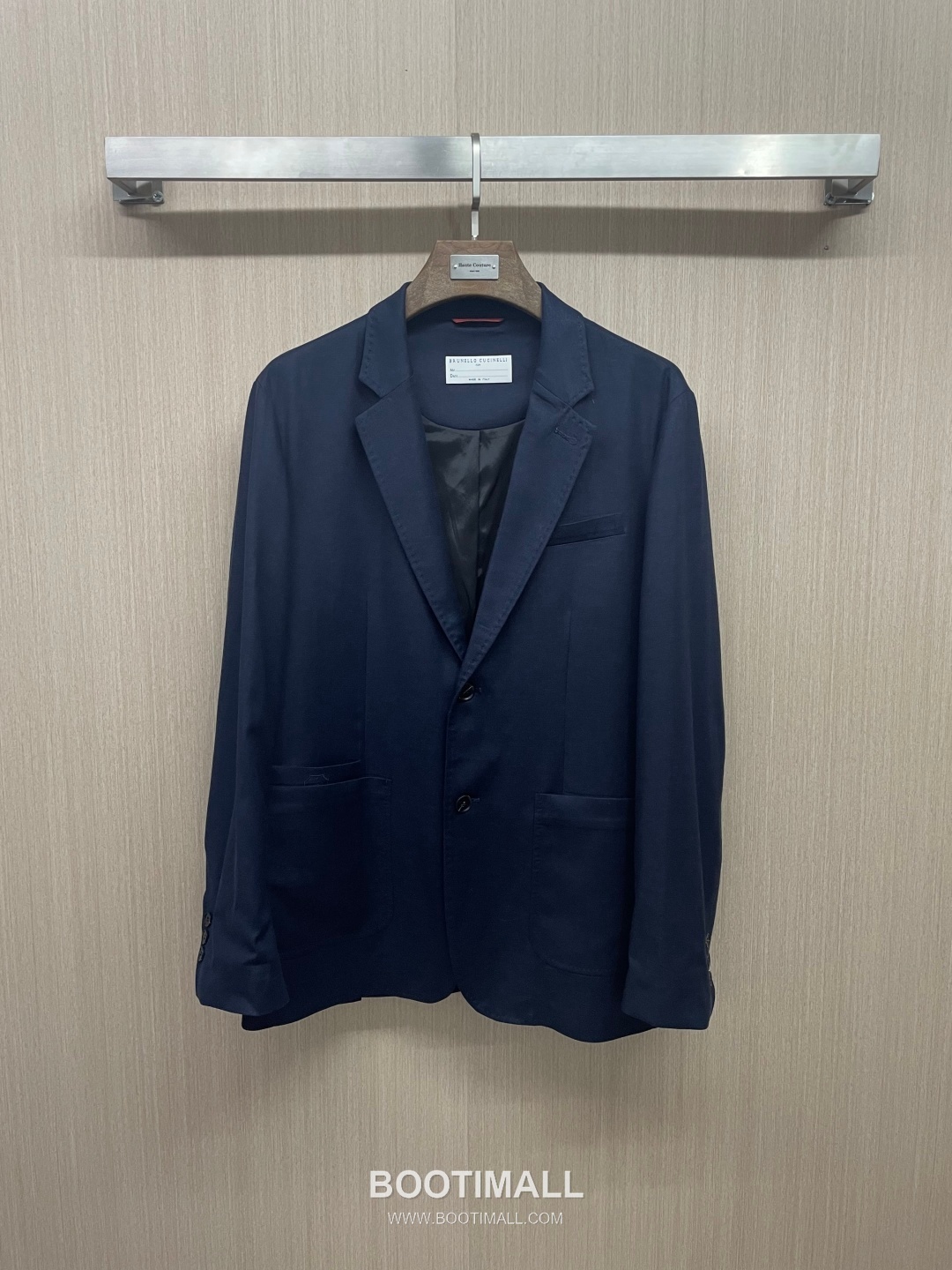 브루넬로쿠치넬리 2026 SS 폴리에스터 린넨 네이비 투버튼 레귤러핏 블레이저 재킷 Brunello Cucinelli 2026 SS Polyester Linen Navy Two Button Regular Fit Blazer Jacket M 1