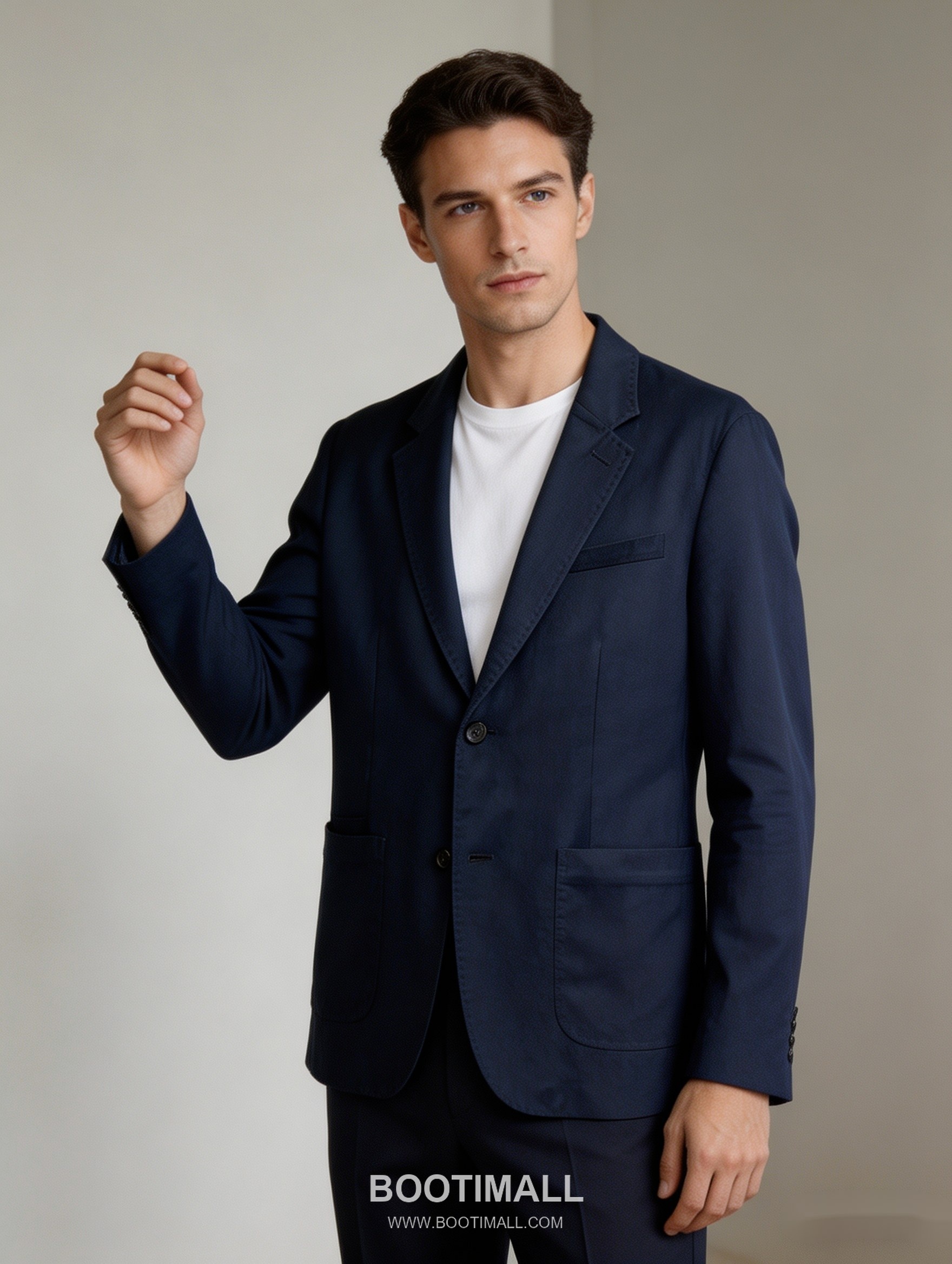 브루넬로쿠치넬리 2026 SS 폴리에스터 린넨 네이비 투버튼 레귤러핏 블레이저 재킷 Brunello Cucinelli 2026 SS Polyester Linen Navy Two Button Regular Fit Blazer Jacket M 12