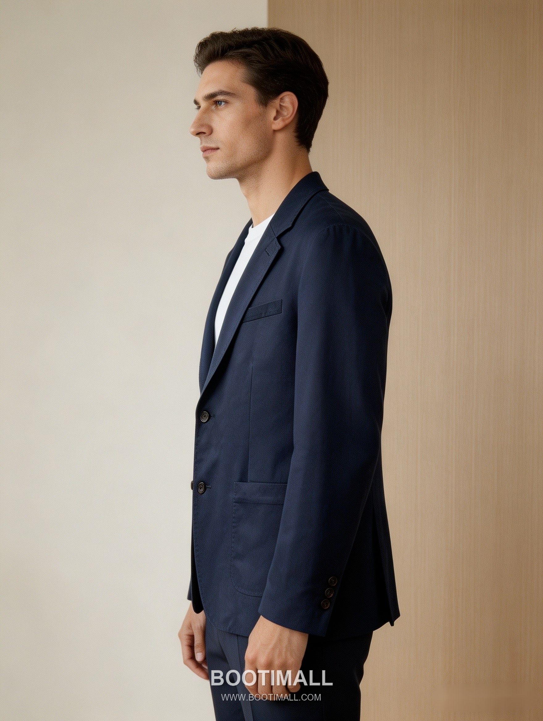 브루넬로쿠치넬리 2026 SS 폴리에스터 린넨 네이비 투버튼 레귤러핏 블레이저 재킷 Brunello Cucinelli 2026 SS Polyester Linen Navy Two Button Regular Fit Blazer Jacket M 13