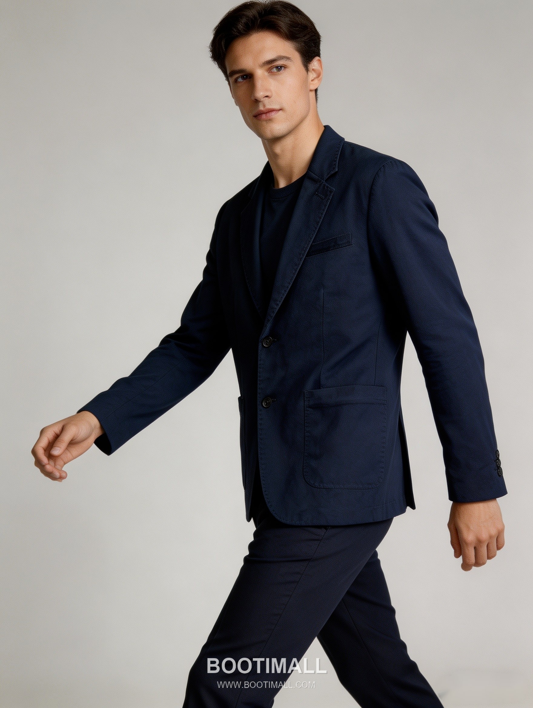 브루넬로쿠치넬리 2026 SS 폴리에스터 린넨 네이비 투버튼 레귤러핏 블레이저 재킷 Brunello Cucinelli 2026 SS Polyester Linen Navy Two Button Regular Fit Blazer Jacket M 14