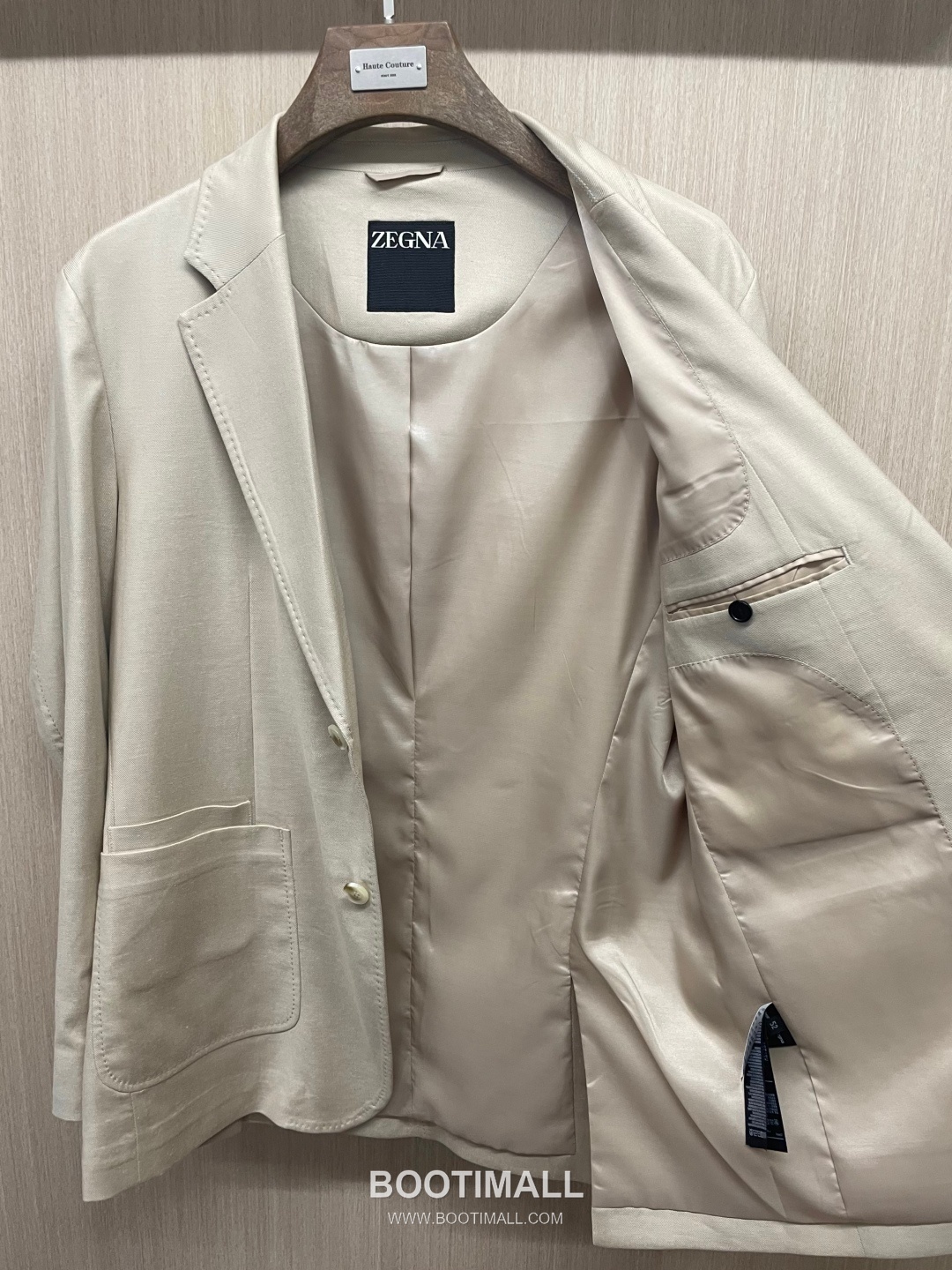 제냐 2026 SS 폴리에스터 린넨 베이지 투버튼 레귤러핏 블레이저 재킷 Zegna 2026 SS Polyester Linen Beige Two Button Regular Fit Blazer Jacket M 6