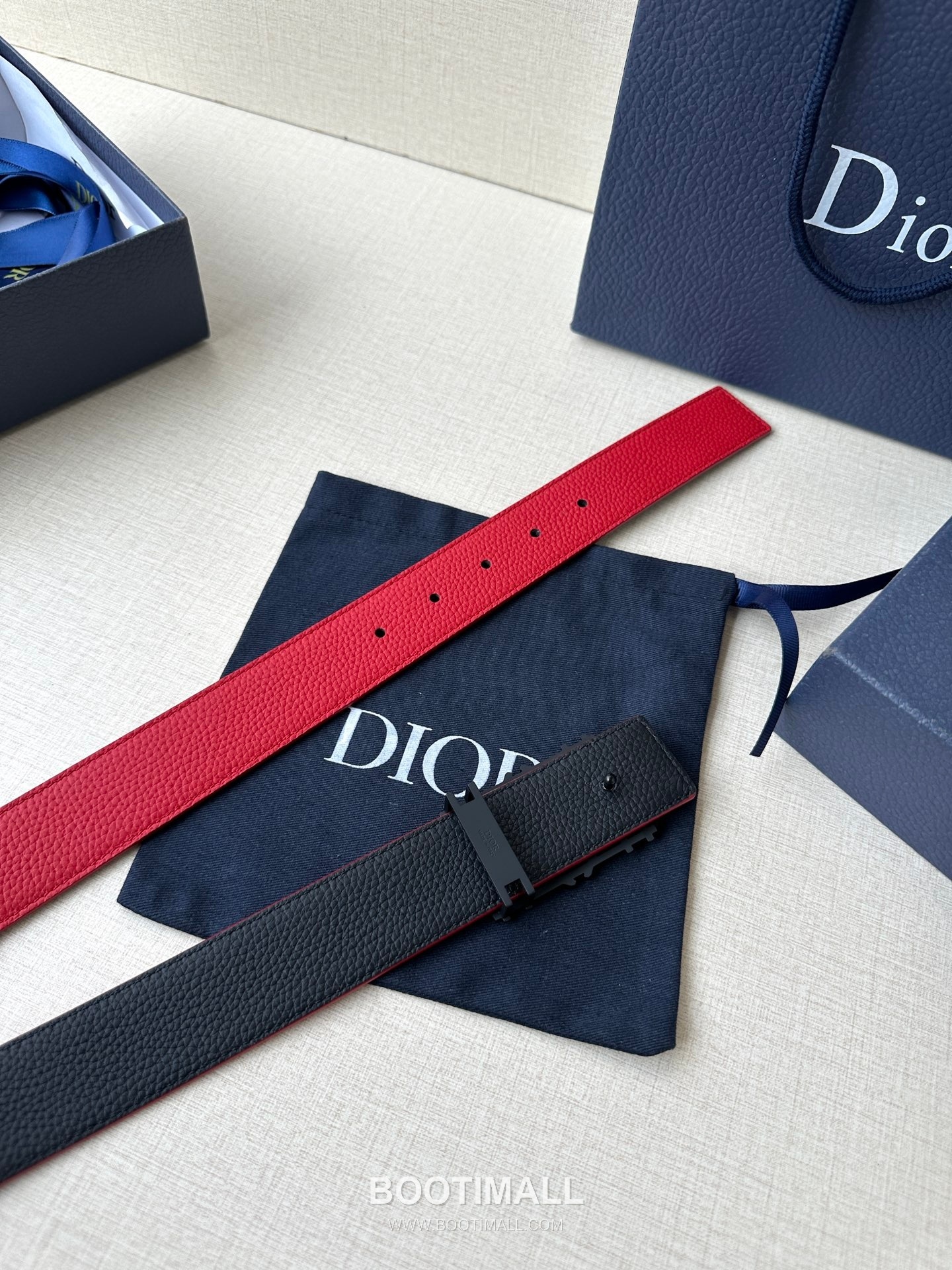 디올 카나주 패턴 카프스킨 블랙 단면 벨트 로고 카나주 버클 Dior Cannage Pattern Calfskin Belt with Logo Cannage Buckle 3.5cm 3