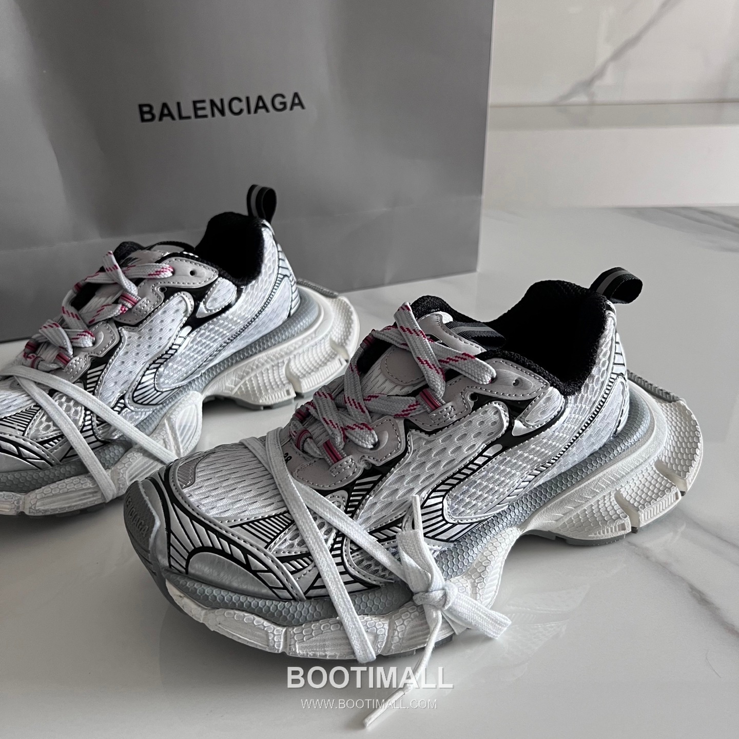 발렌시아가 팬텀 스니커즈 메쉬 레더 블랙 청키 러너 스니커즈 Balenciaga Phantom Sneaker Mesh Leather Black Chunky Runner Sneakers 2