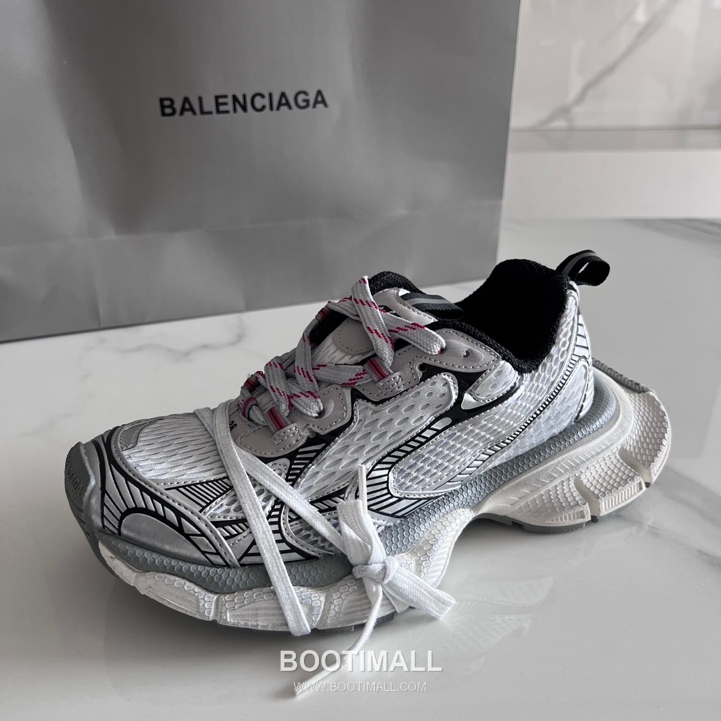 발렌시아가 팬텀 스니커즈 메쉬 레더 블랙 청키 러너 스니커즈 Balenciaga Phantom Sneaker Mesh Leather Black Chunky Runner Sneakers 9