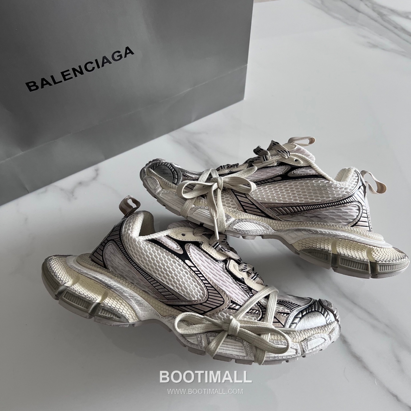 발렌시아가 팬텀 스니커즈 메쉬 레더 블랙 청키 러너 스니커즈 Balenciaga Phantom Sneaker Mesh Leather Black Chunky Runner Sneakers 8