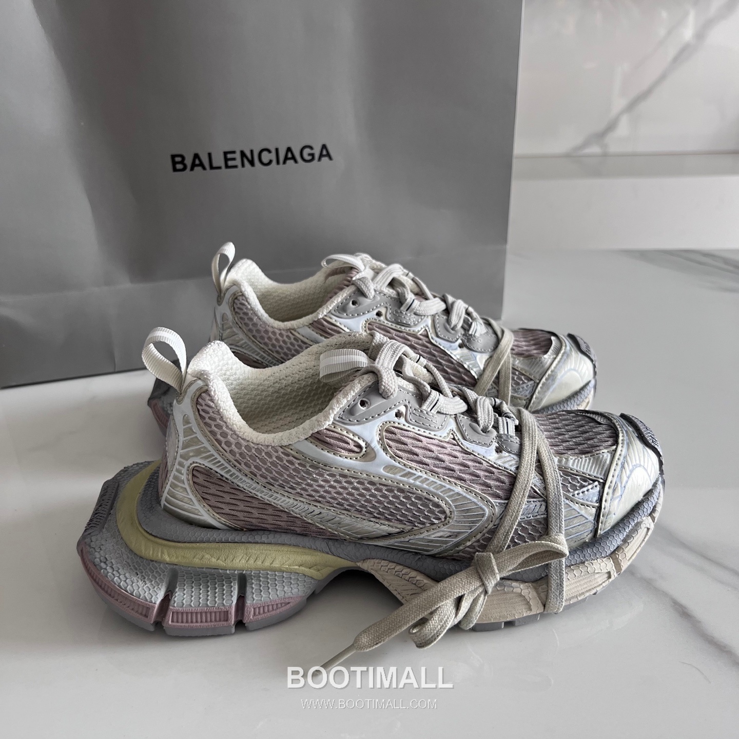 발렌시아가 팬텀 스니커즈 메쉬 레더 블랙 청키 러너 스니커즈 Balenciaga Phantom Sneaker Mesh Leather Black Chunky Runner Sneakers 1