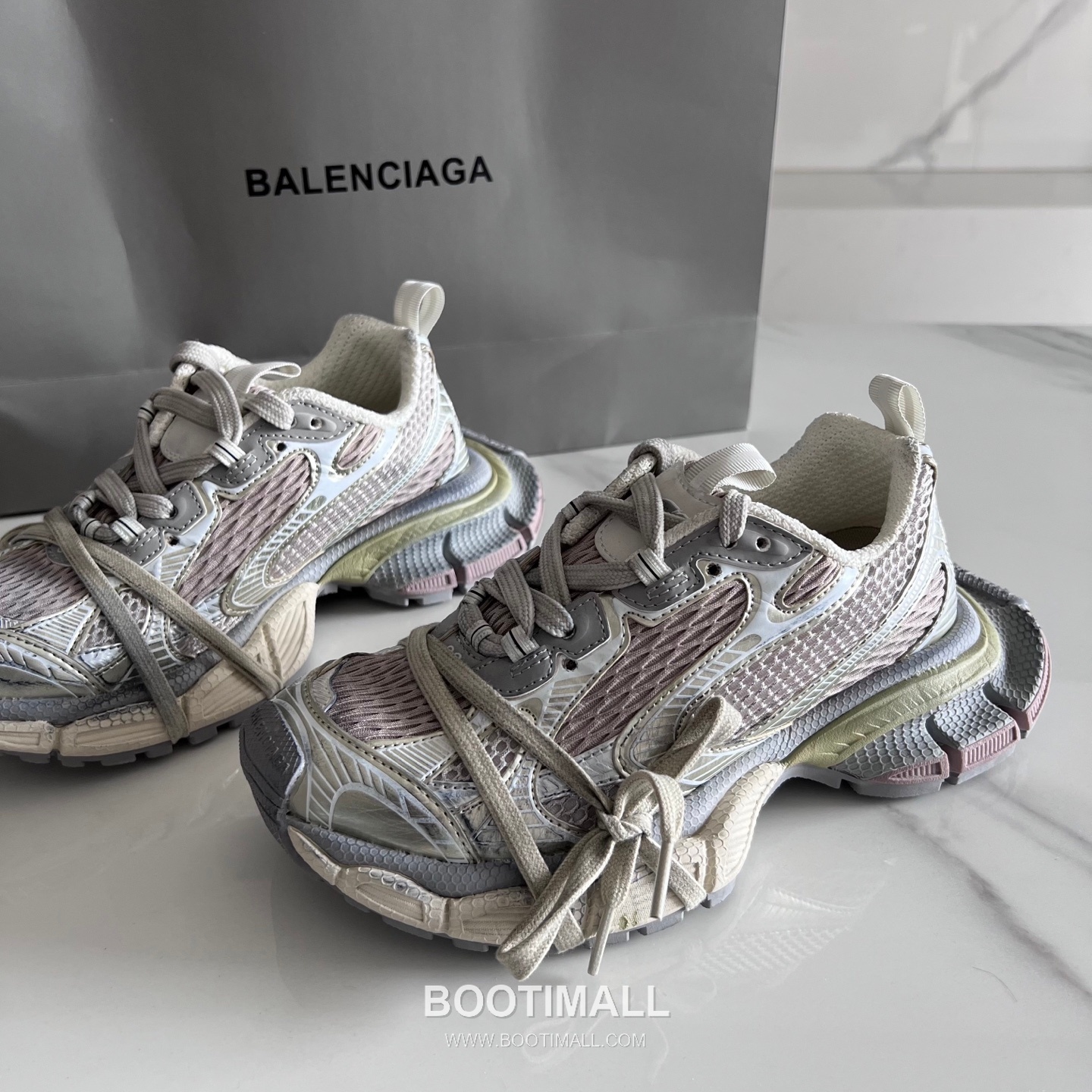 발렌시아가 팬텀 스니커즈 메쉬 레더 블랙 청키 러너 스니커즈 Balenciaga Phantom Sneaker Mesh Leather Black Chunky Runner Sneakers 2