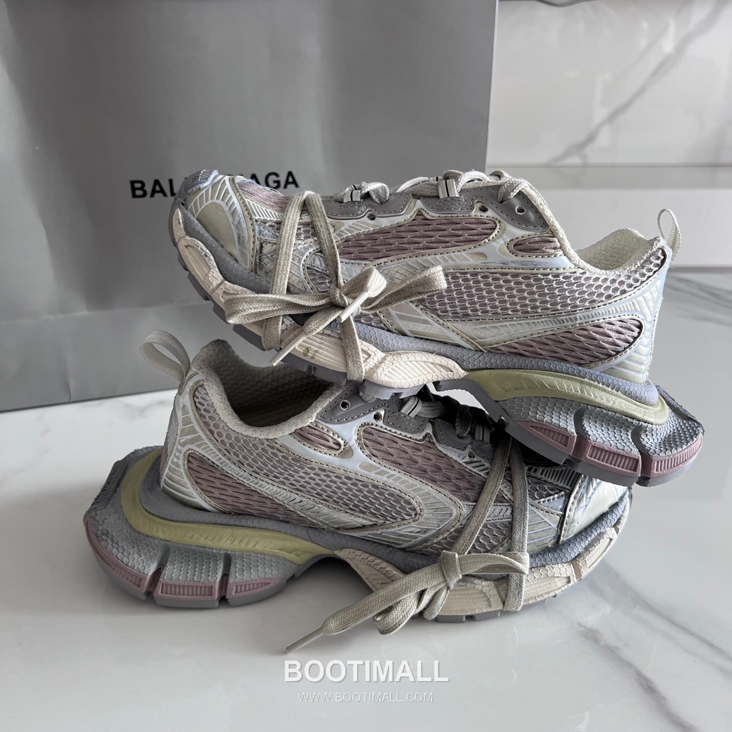 발렌시아가 팬텀 스니커즈 메쉬 레더 블랙 청키 러너 스니커즈 Balenciaga Phantom Sneaker Mesh Leather Black Chunky Runner Sneakers 7