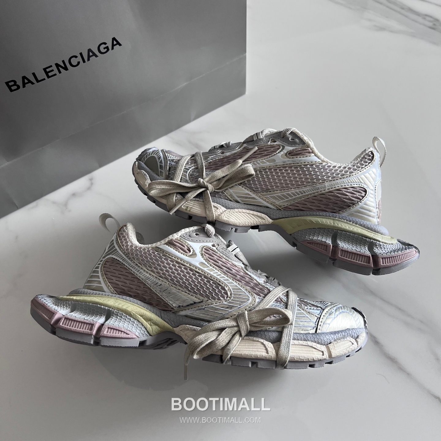 발렌시아가 팬텀 스니커즈 메쉬 레더 블랙 청키 러너 스니커즈 Balenciaga Phantom Sneaker Mesh Leather Black Chunky Runner Sneakers 8