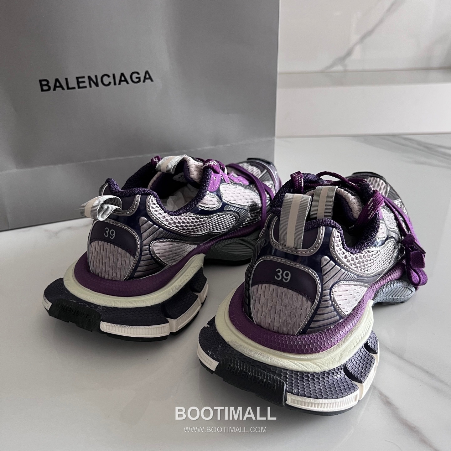 발렌시아가 팬텀 스니커즈 메쉬 레더 블랙 청키 러너 스니커즈 Balenciaga Phantom Sneaker Mesh Leather Black Chunky Runner Sneakers 3