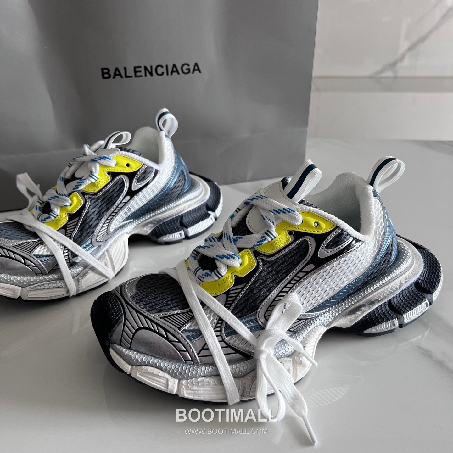 발렌시아가 팬텀 스니커즈 메쉬 레더 블랙 청키 러너 스니커즈 Balenciaga Phantom Sneaker Mesh Leather Black Chunky Runner Sneakers 2