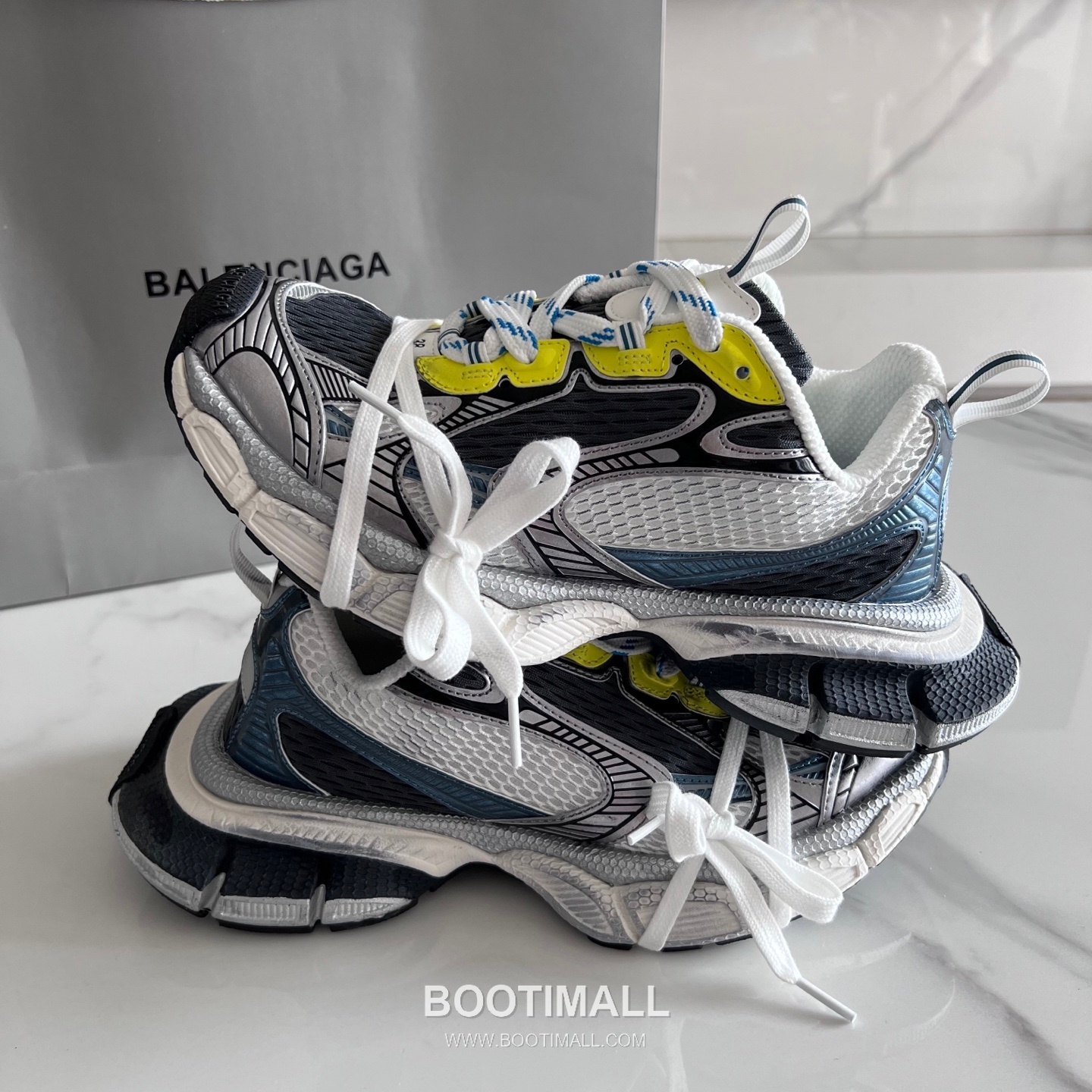 발렌시아가 팬텀 스니커즈 메쉬 레더 블랙 청키 러너 스니커즈 Balenciaga Phantom Sneaker Mesh Leather Black Chunky Runner Sneakers 7