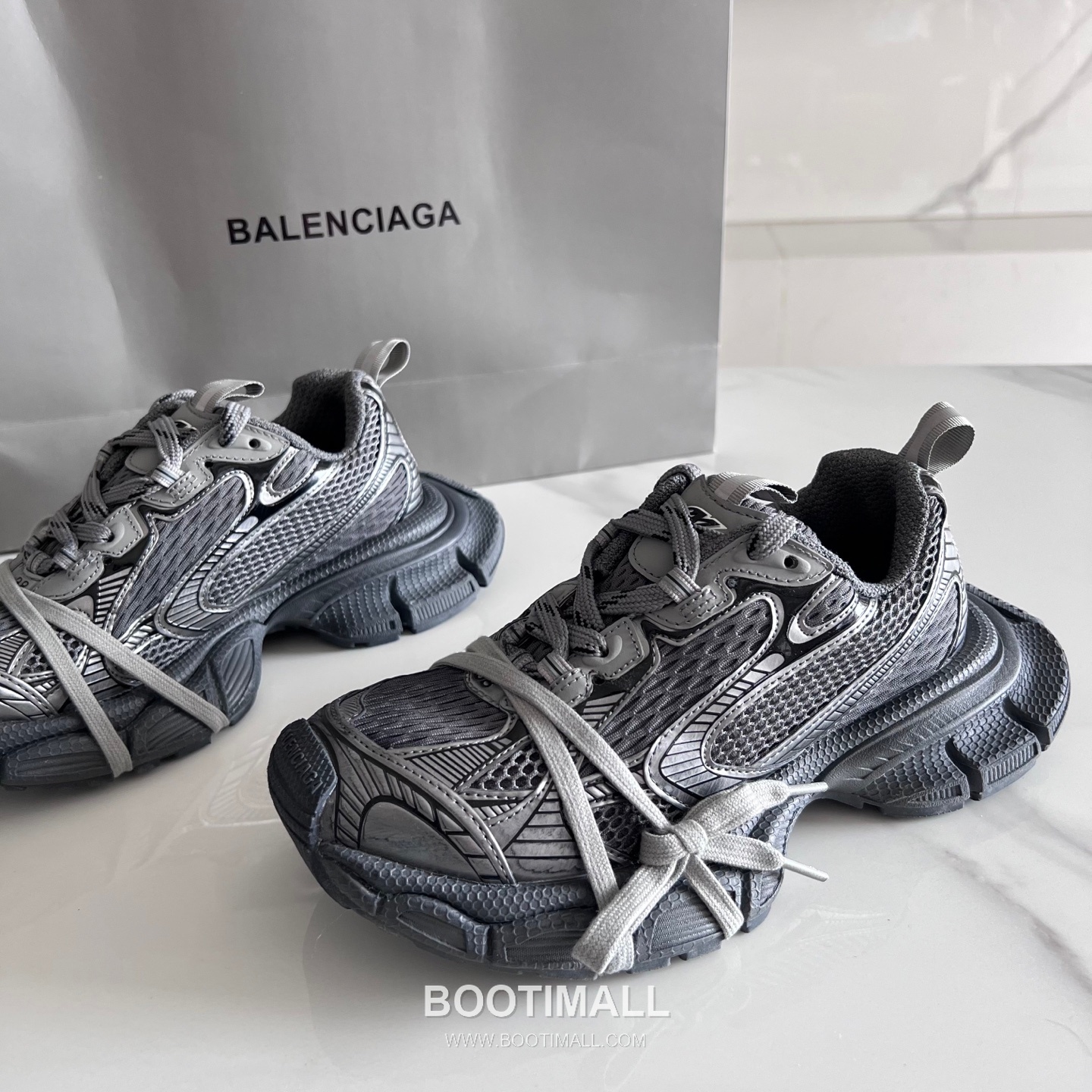 발렌시아가 팬텀 스니커즈 메쉬 레더 블랙 청키 러너 스니커즈 Balenciaga Phantom Sneaker Mesh Leather Black Chunky Runner Sneakers 2