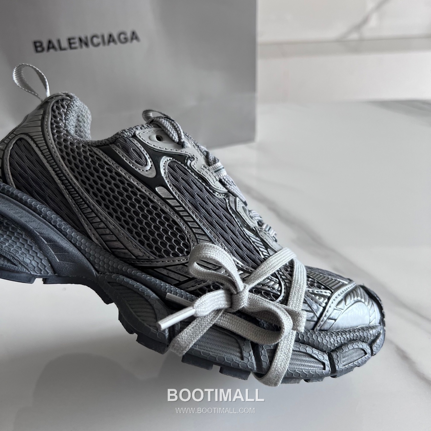 발렌시아가 팬텀 스니커즈 메쉬 레더 블랙 청키 러너 스니커즈 Balenciaga Phantom Sneaker Mesh Leather Black Chunky Runner Sneakers 5