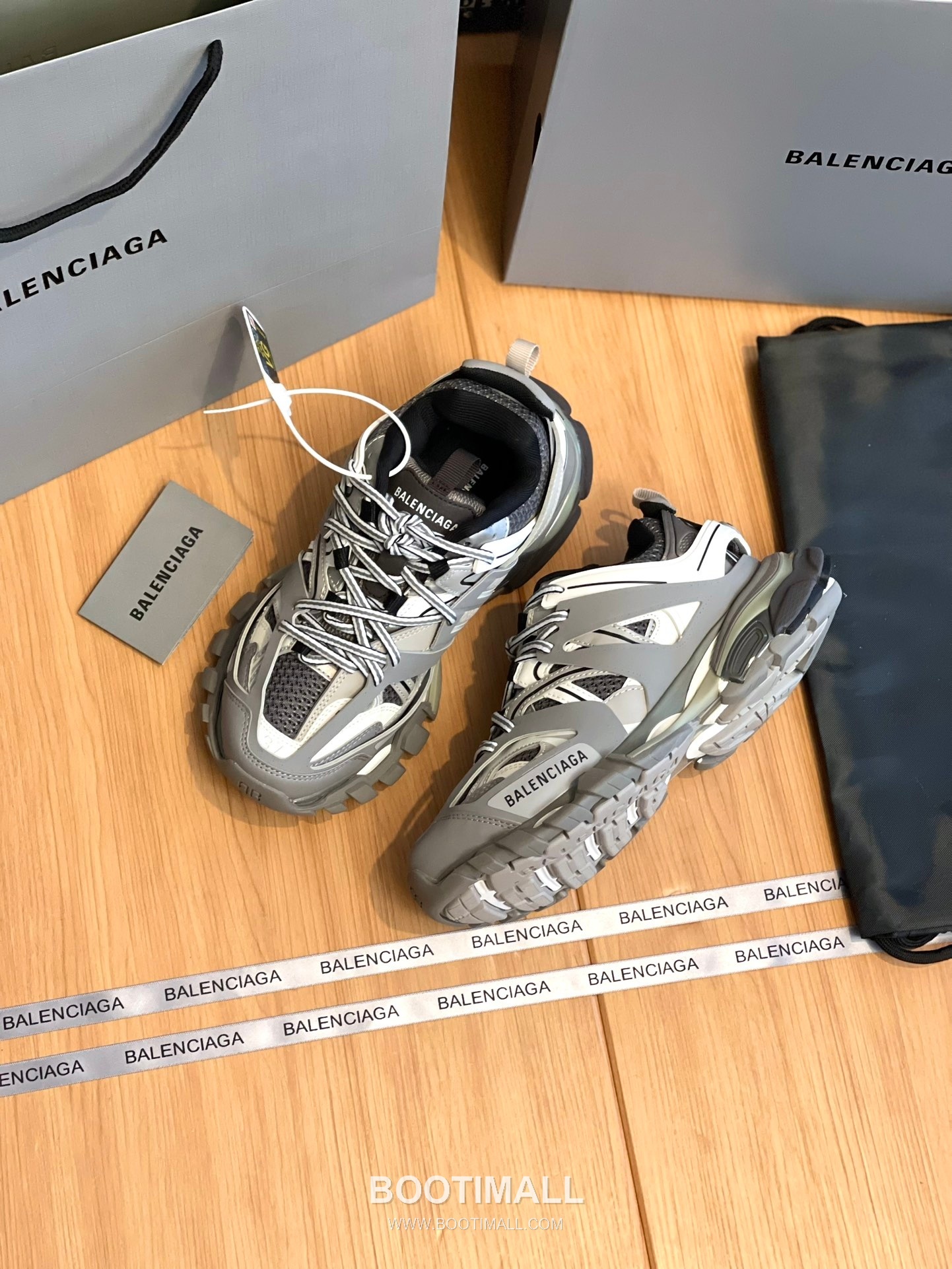 발렌시아가 트랙 메쉬 레더 블랙 청키 러너 스니커즈 Balenciaga Track Mesh Leather Black Chunky Runner Sneakers 7