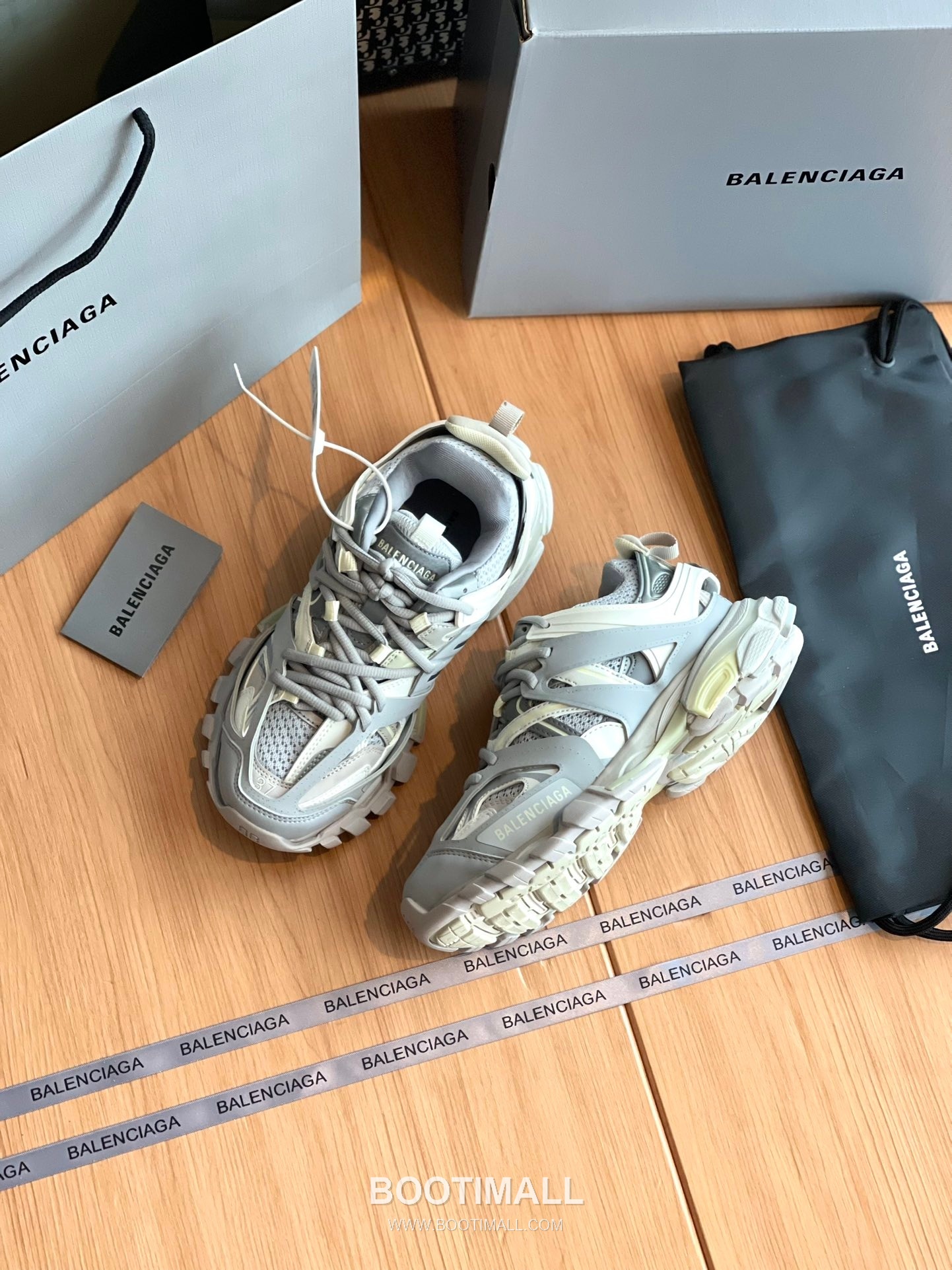 발렌시아가 트랙 메쉬 레더 블랙 청키 러너 스니커즈 Balenciaga Track Mesh Leather Black Chunky Runner Sneakers 7