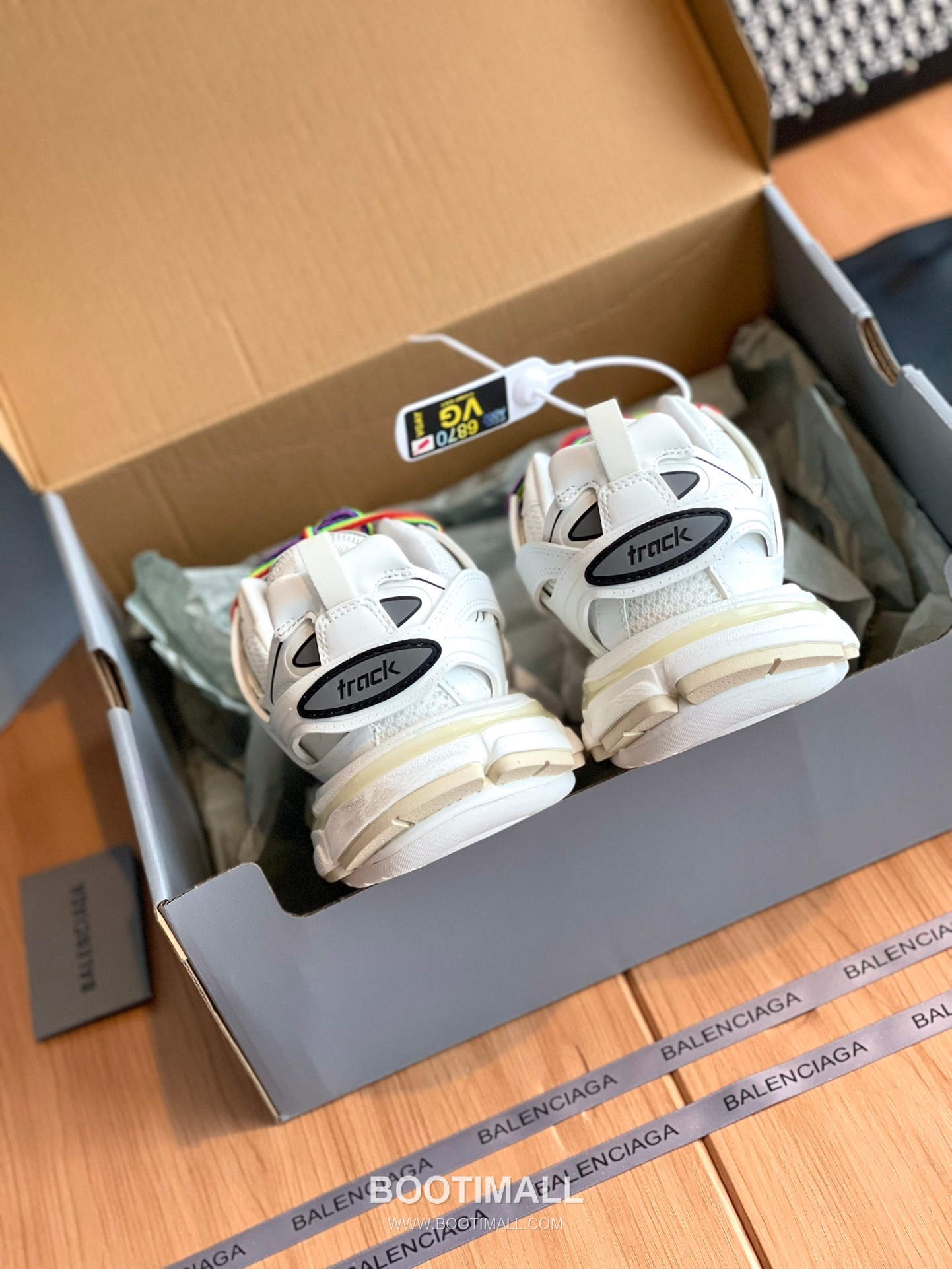 발렌시아가 트랙 메쉬 레더 블랙 청키 러너 스니커즈 Balenciaga Track Mesh Leather Black Chunky Runner Sneakers 8