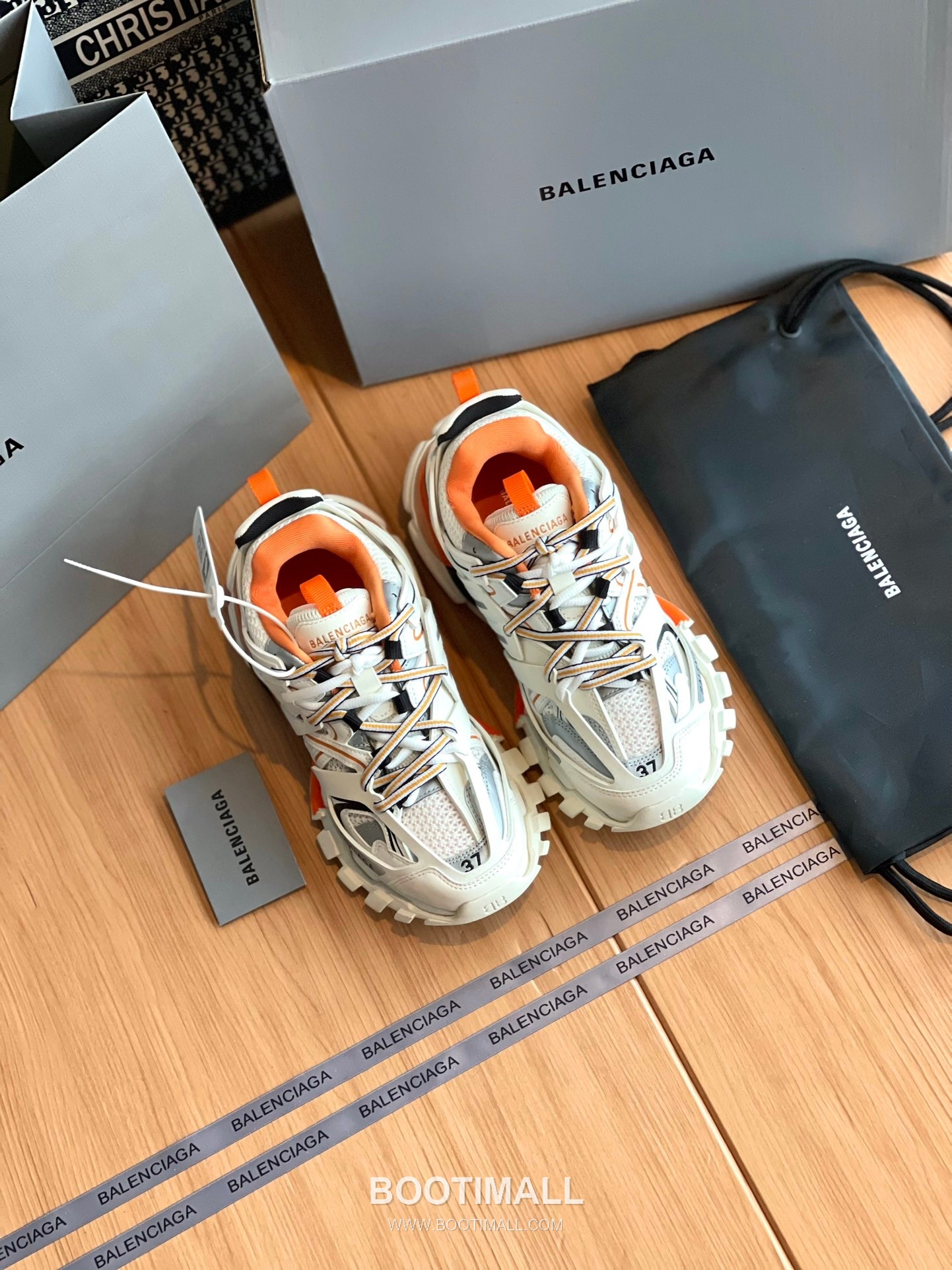 발렌시아가 트랙 메쉬 레더 블랙 청키 러너 스니커즈 Balenciaga Track Mesh Leather Black Chunky Runner Sneakers 2