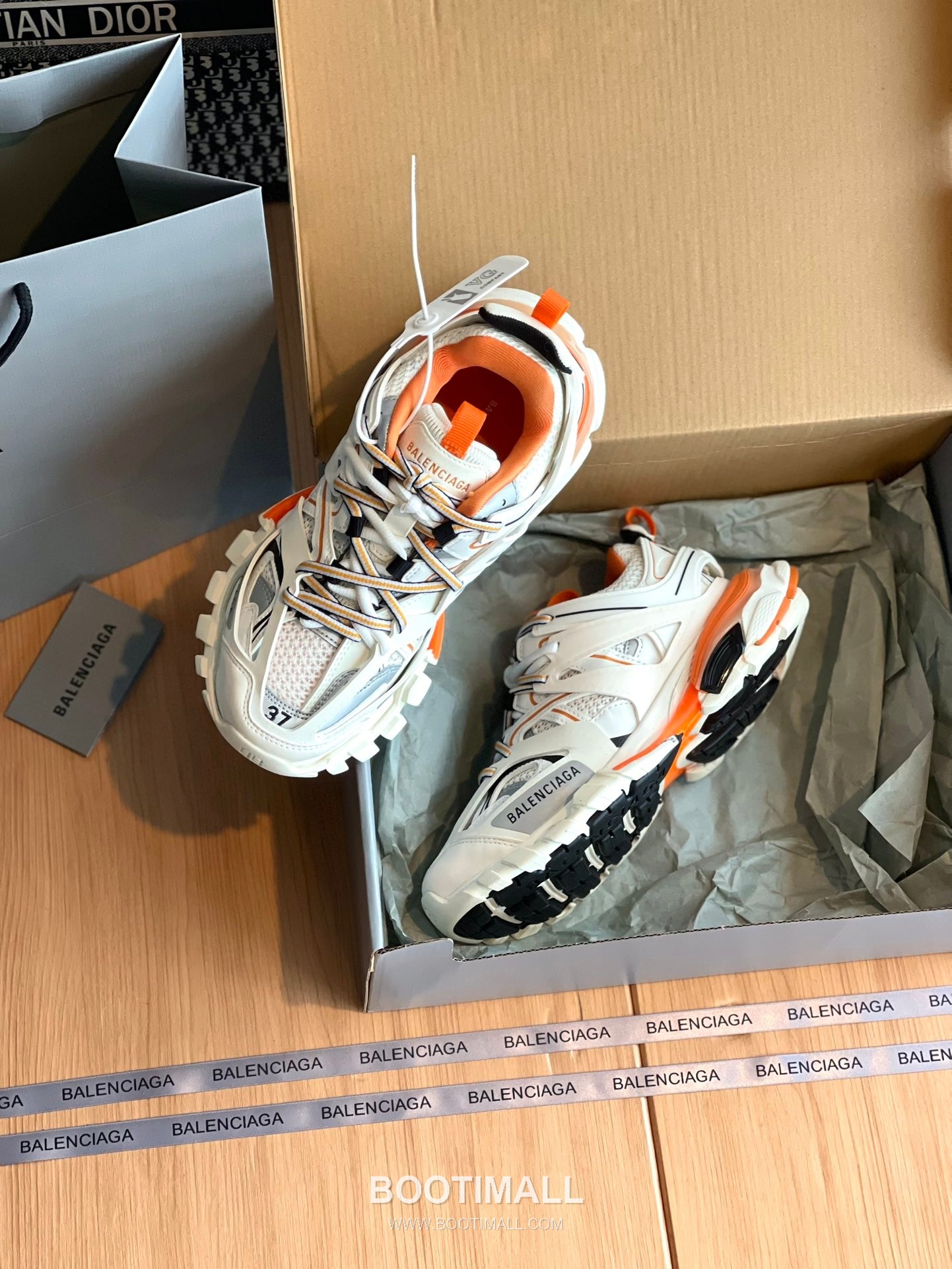 발렌시아가 트랙 메쉬 레더 블랙 청키 러너 스니커즈 Balenciaga Track Mesh Leather Black Chunky Runner Sneakers 5