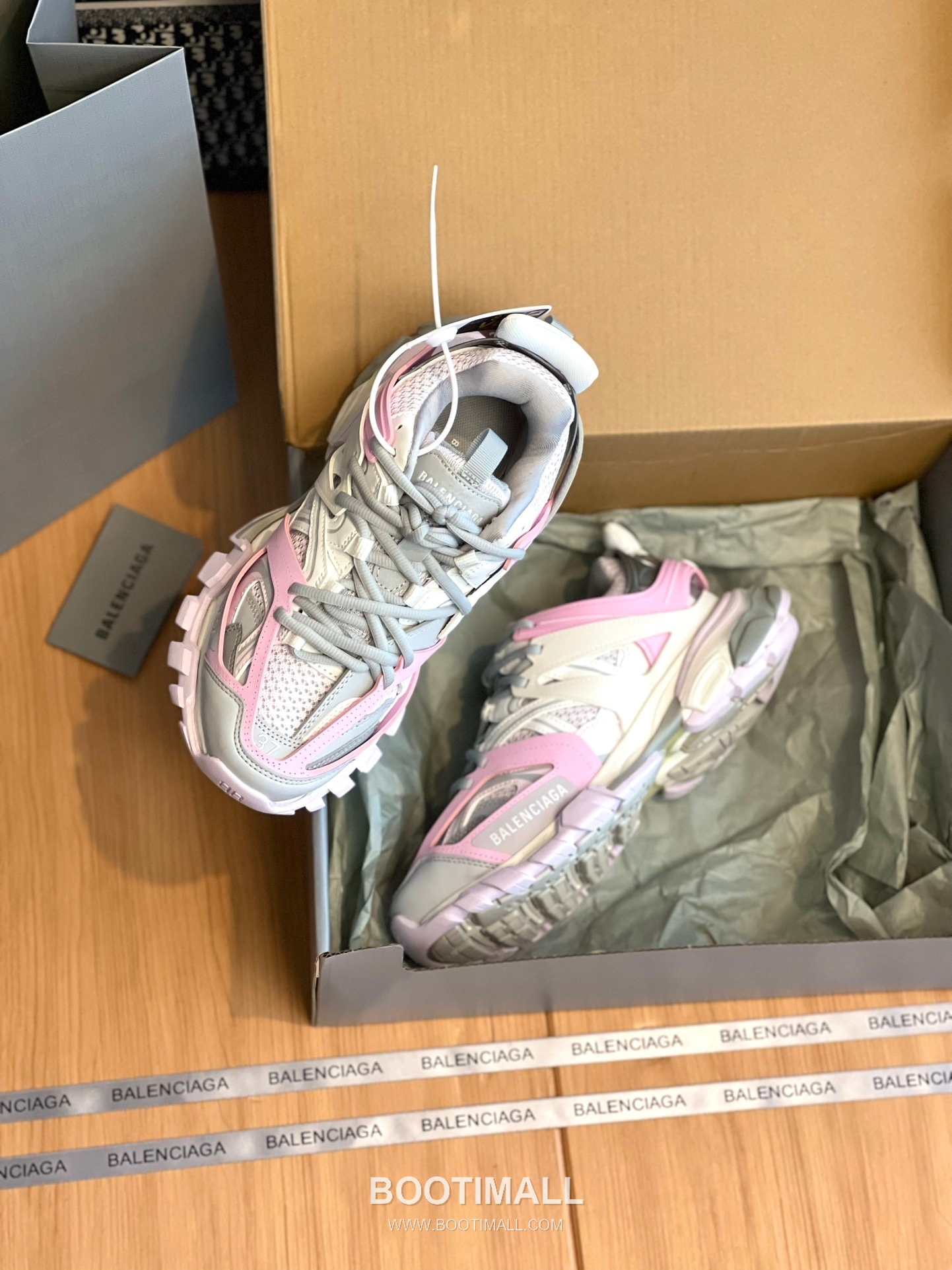 발렌시아가 트랙 메쉬 레더 블랙 청키 러너 스니커즈 Balenciaga Track Mesh Leather Black Chunky Runner Sneakers 5