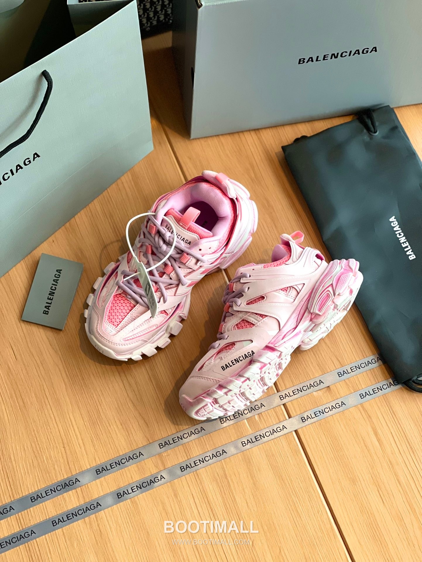 발렌시아가 트랙 메쉬 레더 블랙 청키 러너 스니커즈 Balenciaga Track Mesh Leather Black Chunky Runner Sneakers 7