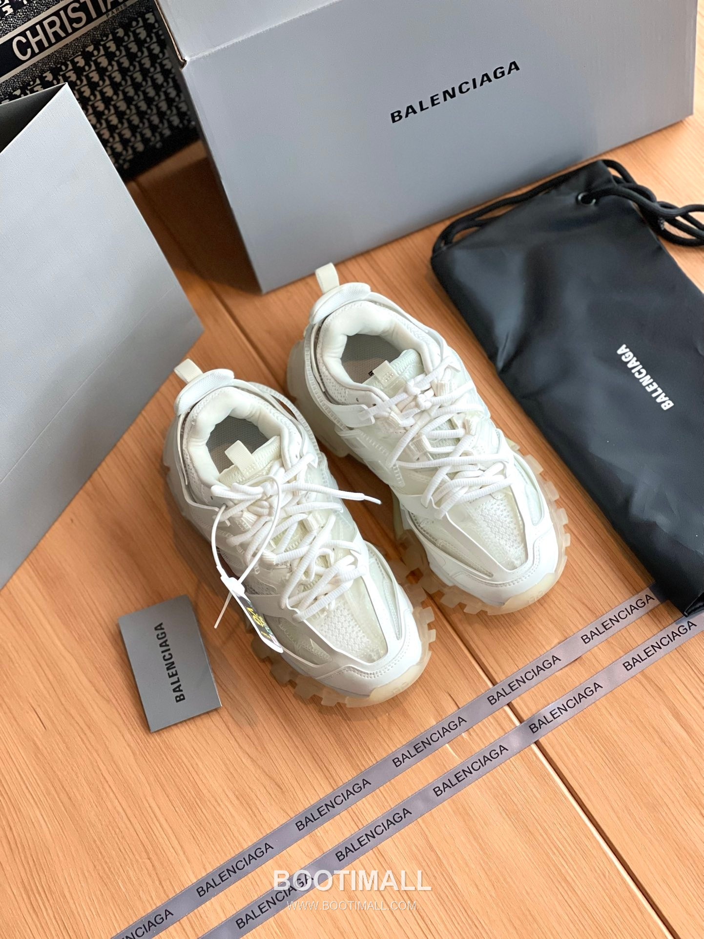 발렌시아가 트랙 메쉬 레더 블랙 청키 러너 스니커즈 Balenciaga Track Mesh Leather Black Chunky Runner Sneakers 2