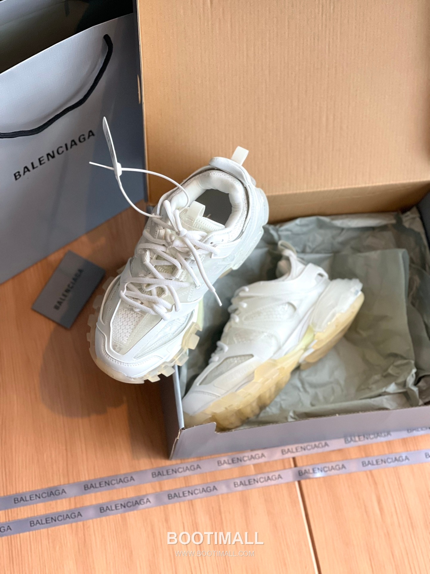 발렌시아가 트랙 메쉬 레더 블랙 청키 러너 스니커즈 Balenciaga Track Mesh Leather Black Chunky Runner Sneakers 5