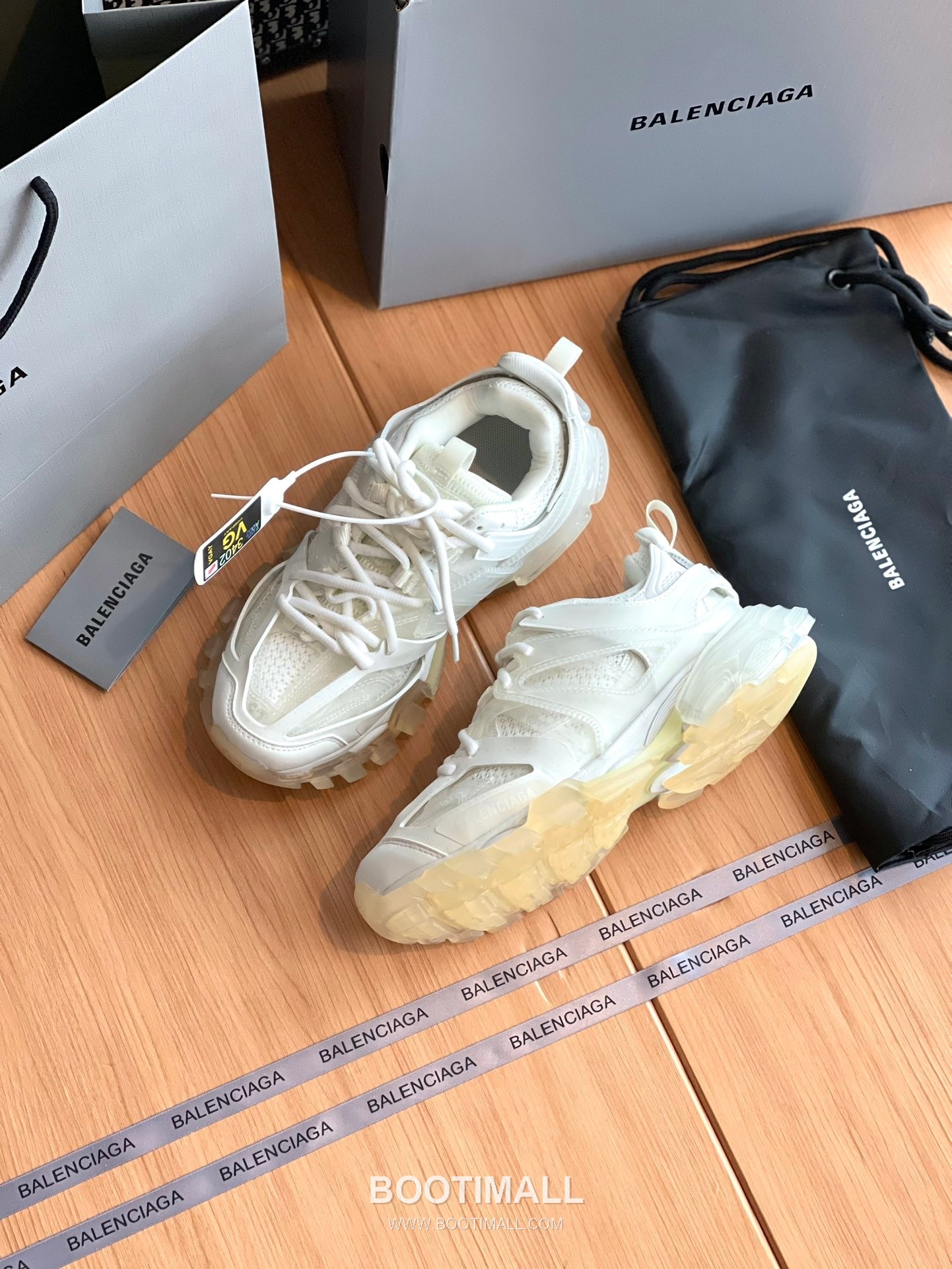 발렌시아가 트랙 메쉬 레더 블랙 청키 러너 스니커즈 Balenciaga Track Mesh Leather Black Chunky Runner Sneakers 7