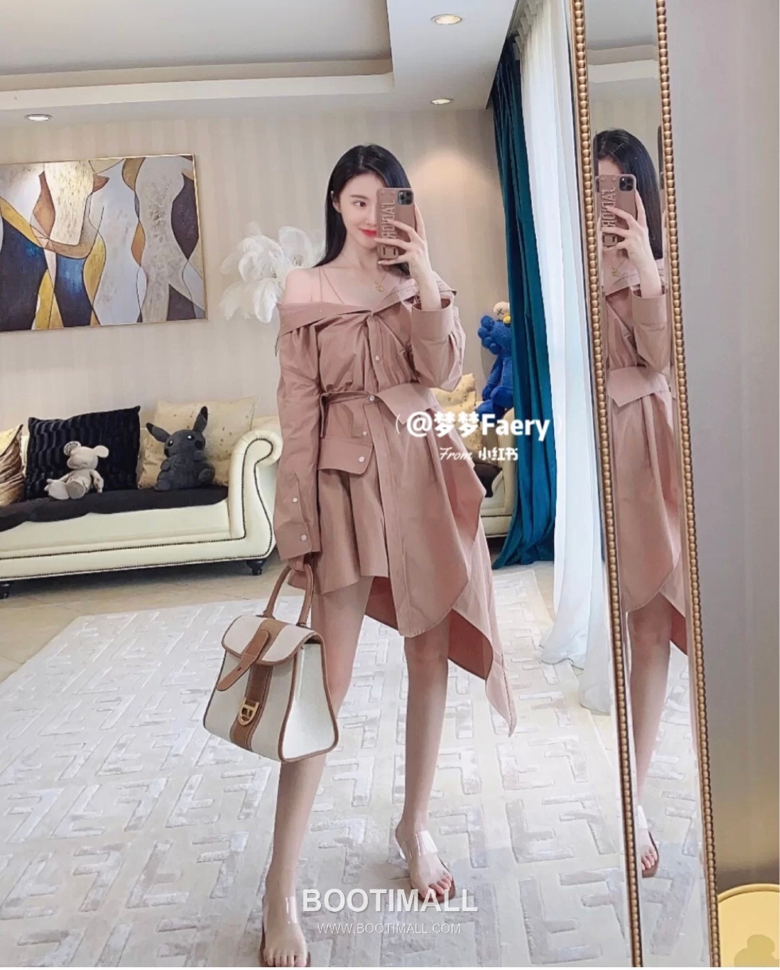 델보 브리앙 스몰 실크 린넨 레더 브레이드 베이지 핸드백 Delvaux Brillant Small Silk Linen Leather Braided Beige Handbag 99195066 28cm 5