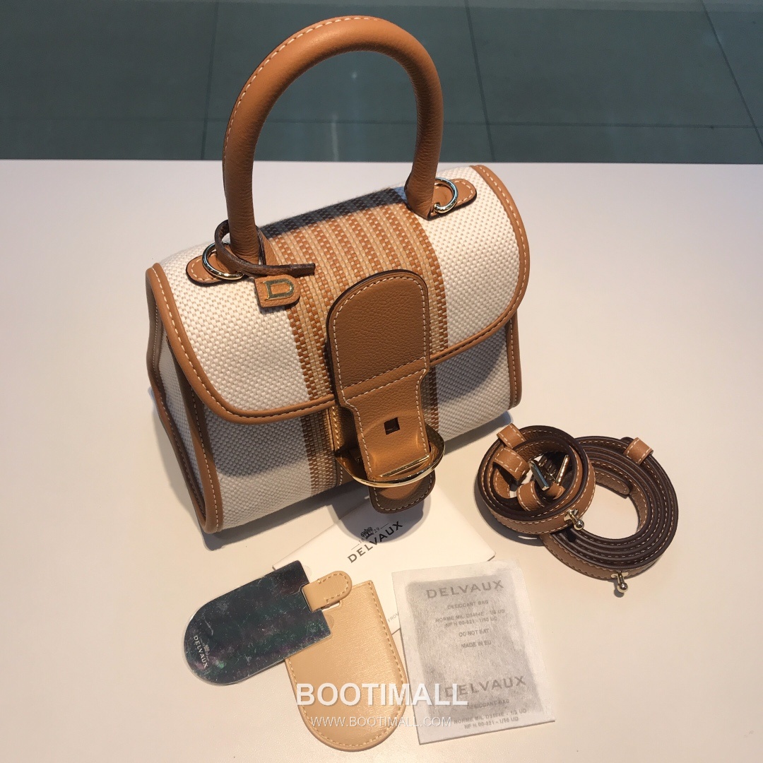 델보 브리앙 스몰 실크 린넨 레더 브레이드 베이지 플랩 핸드백 Delvaux Brillant Small Silk Linen Leather Braided Beige Flap Handbag 99155066 20cm 9