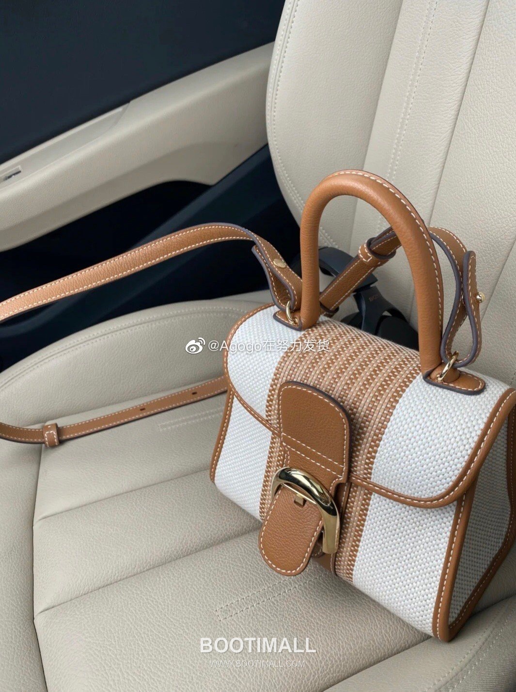 델보 브리앙 스몰 실크 린넨 레더 브레이드 베이지 플랩 핸드백 Delvaux Brillant Small Silk Linen Leather Braided Beige Flap Handbag 99155066 20cm 23