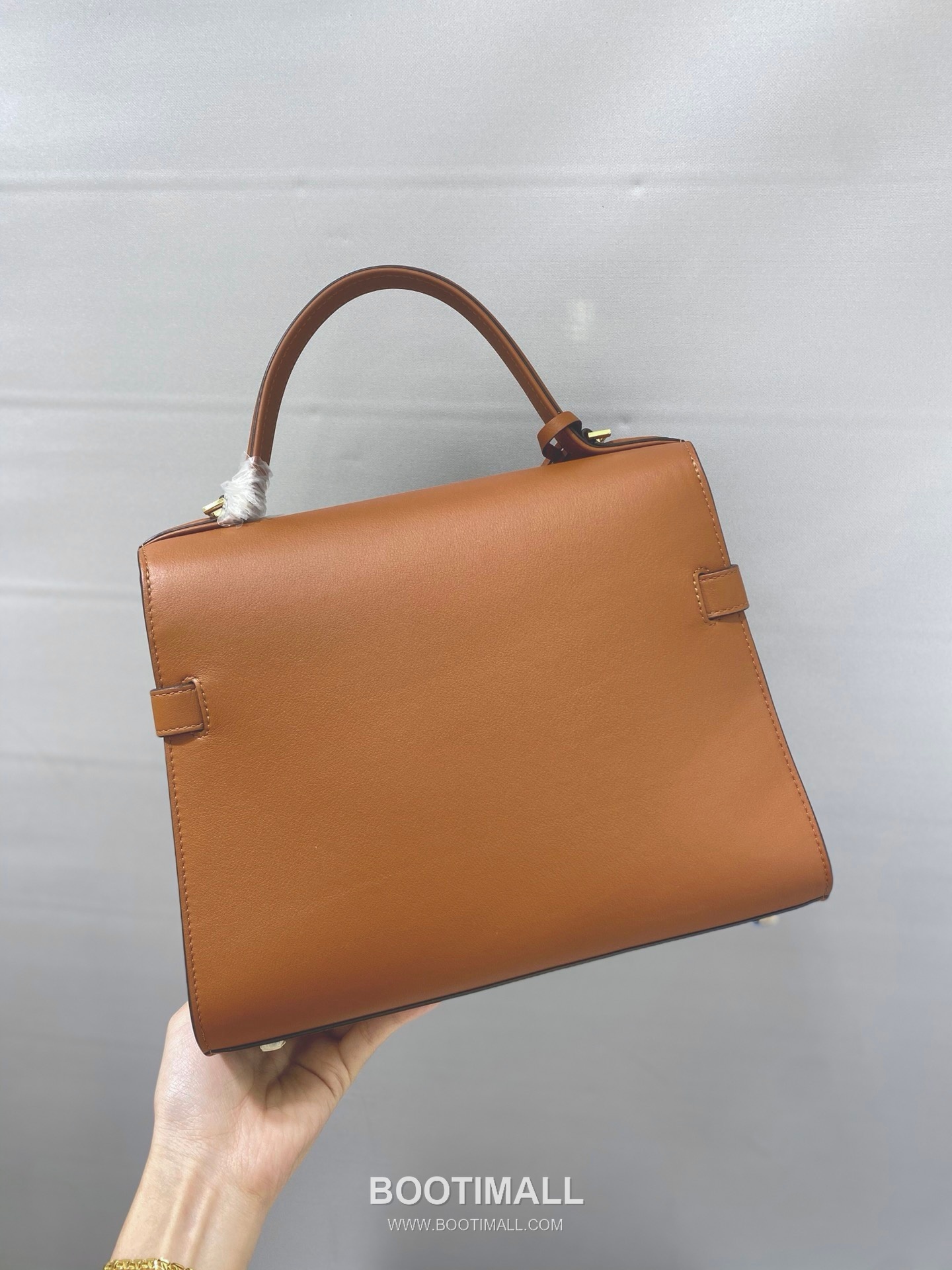 델보 템페트 MM 스위프트 카프스킨 베이지 스트랩 플랩 핸드백 Delvaux Tempete MM Swift Calfskin Beige Strap Flap Handbag 99150066 28cm 3