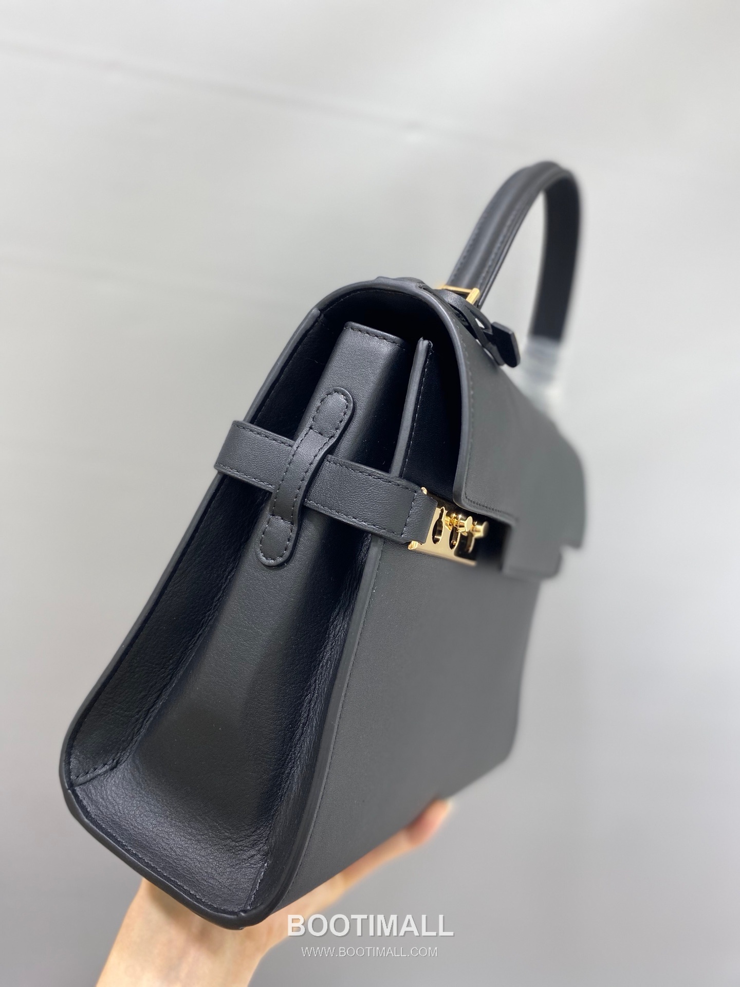 델보 템페트 MM 스위프트 카프스킨 베이지 스트랩 플랩 핸드백 Delvaux Tempete MM Swift Calfskin Beige Strap Flap Handbag 99150066 28cm 5