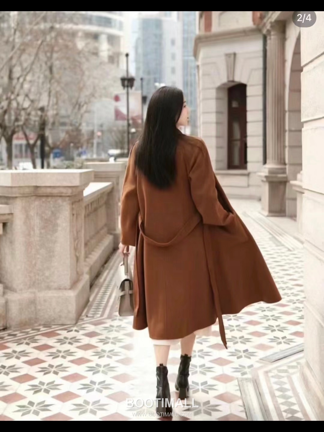 델보 템페트 MM 넥그레인 카프스킨 블랙 스트랩 메탈락 플랩 핸드백 Delvaux Tempete MM Neck Grain Calfskin Black Strap Metal Lock Flap Handbag 99155066 28cm 3