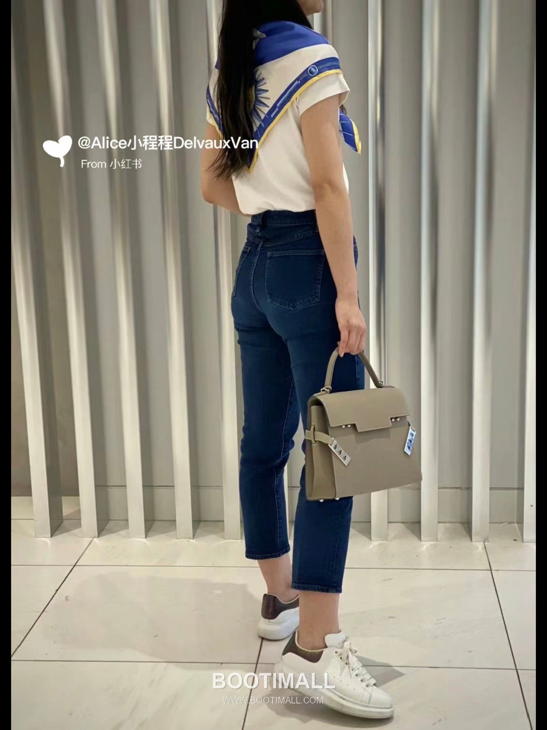 델보 템페트 MM 넥그레인 카프스킨 블랙 스트랩 메탈락 플랩 핸드백 Delvaux Tempete MM Neck Grain Calfskin Black Strap Metal Lock Flap Handbag 99155066 28cm 5