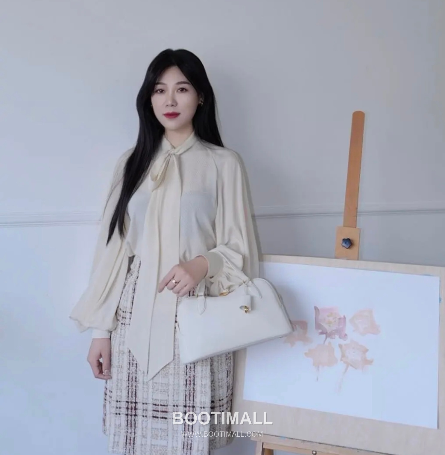 로로피아나 니들 라지 카프스킨 브라운 스트랩 더블지퍼 토트 핸드백 Loro Piana Needle Large Calfskin Brown Strap Double Zip Tote Handbag 39cm 3