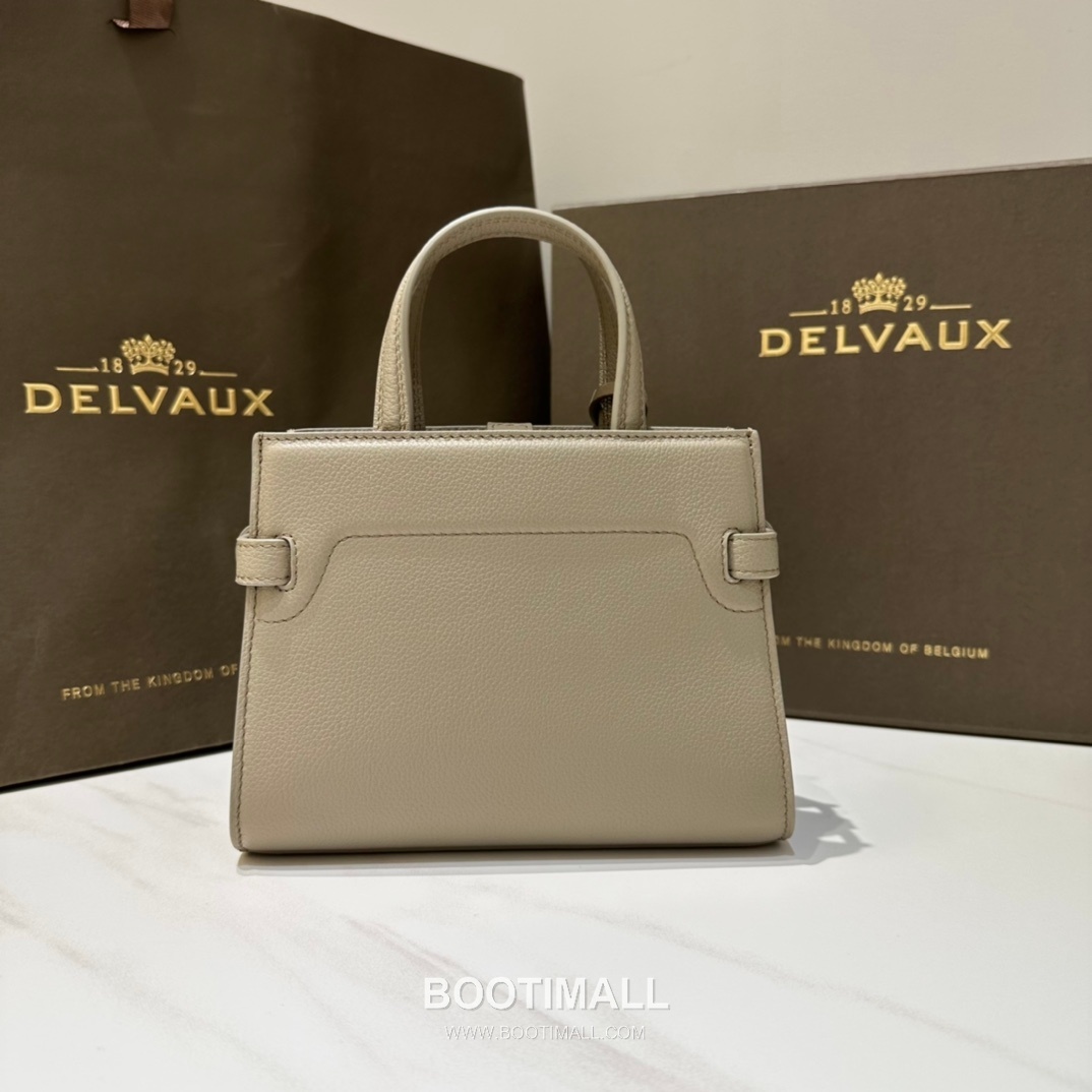 델보 템페트 크러쉬 스몰 그레인 카프스킨 블랙 스트랩 스냅락 크로스 핸드백 Delvaux Tempete Crush Small Grain Calfskin Black Strap Snap Lock Crossbody Handbag 99125066 19cm 3